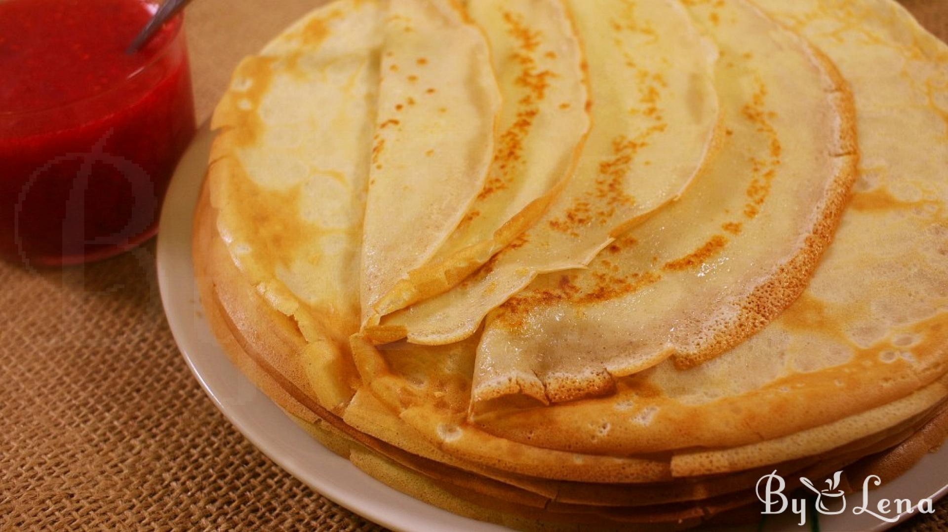 Simple Crepes Recipe - ByLena.com