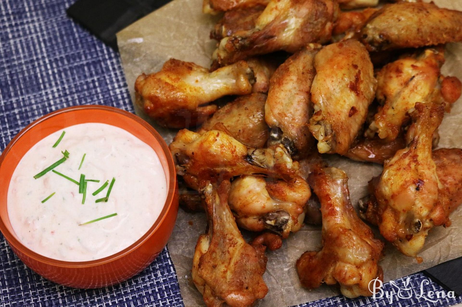 Crispy Baked Chicken Wings, Quick and Flavourful - ByLena.com