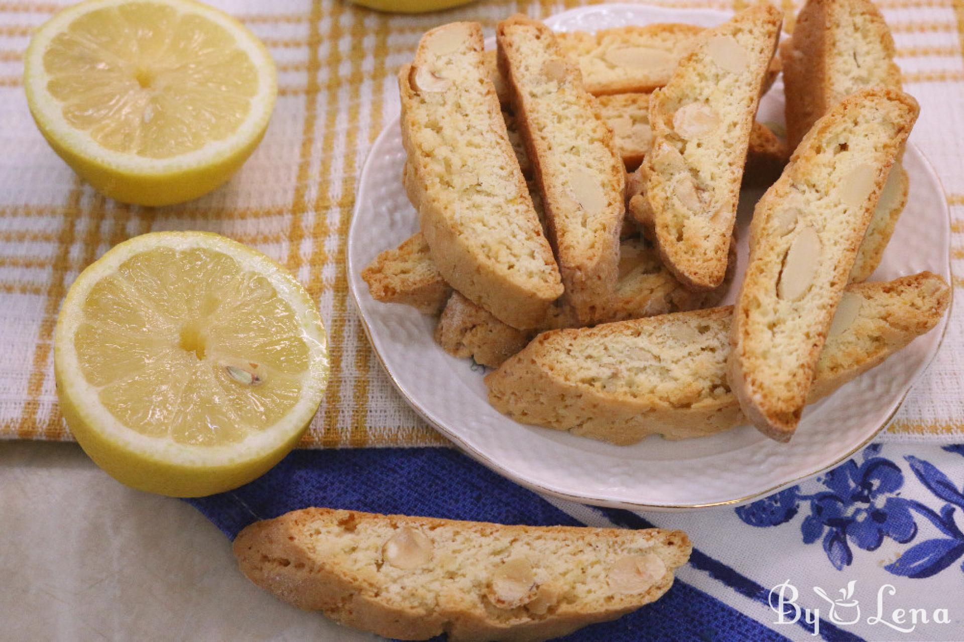 Italian Lemon Biscotti Recipe - Simple &amp; Crunchy Homemade Co - ByLena.com