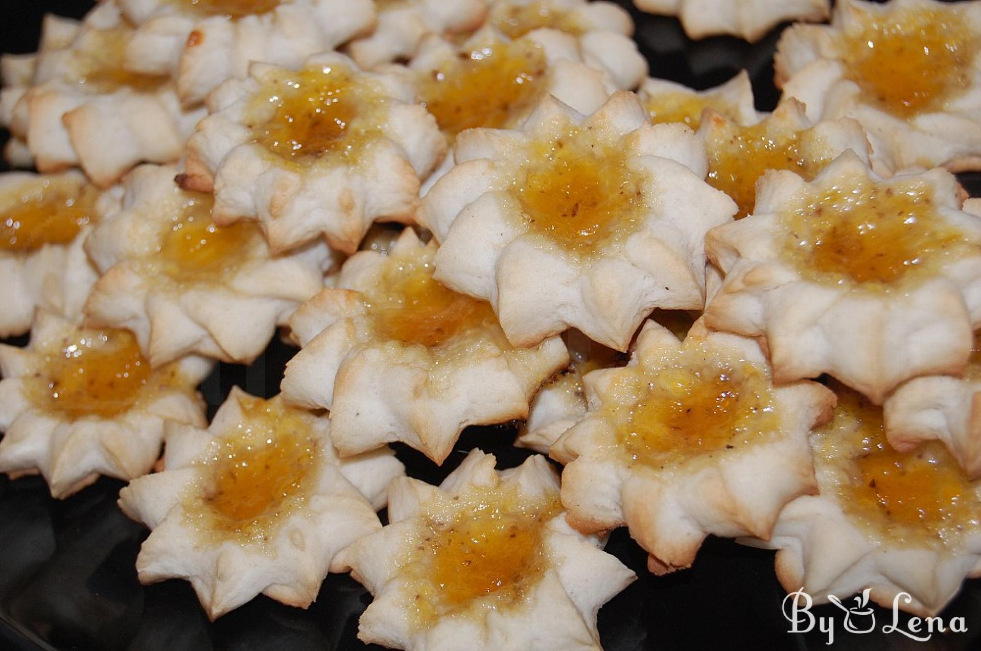 Homemade Shortbread Cookies with Jam Recipe - ByLena.com