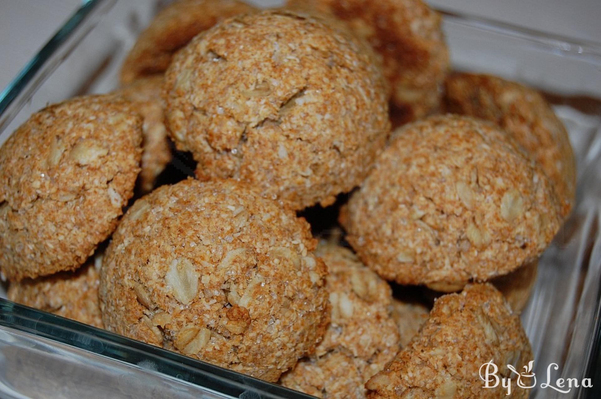 Delicious Vegan Coconut and Oat Cookies Recipe - ByLena.com