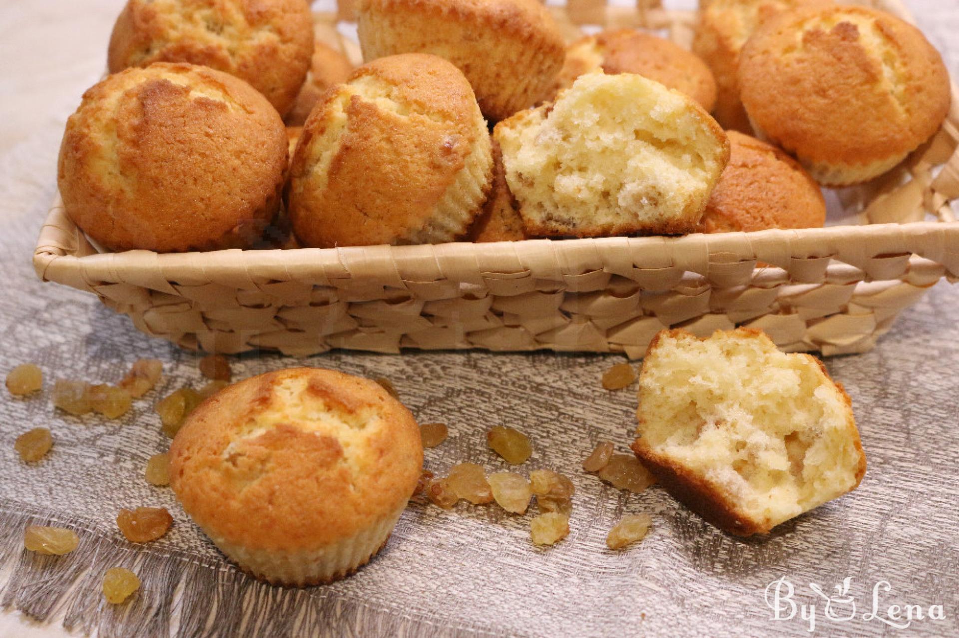 Homemade Raisin Muffins - Easy & Delicious Snack Recipe - ByLena.com