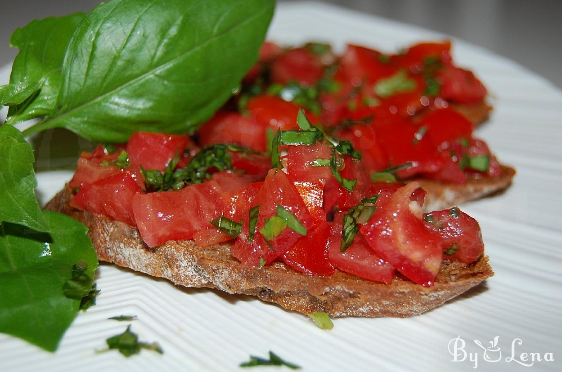 Tomato Bruschetta: Classic Italian Appetizer Recipe - ByLena.com