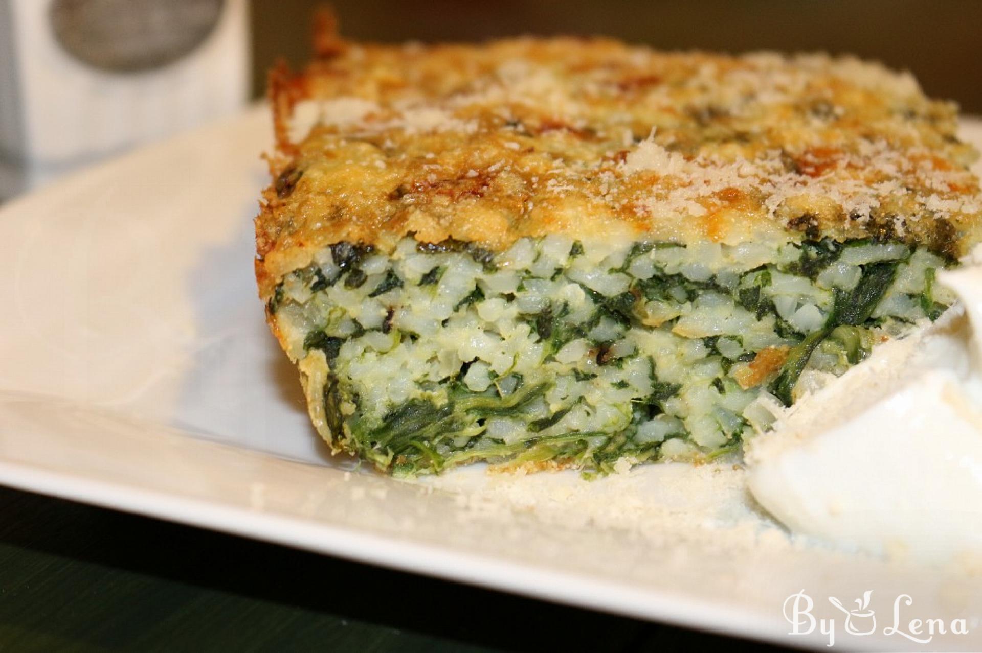 Spinach-Rice Casserole - ByLena.com