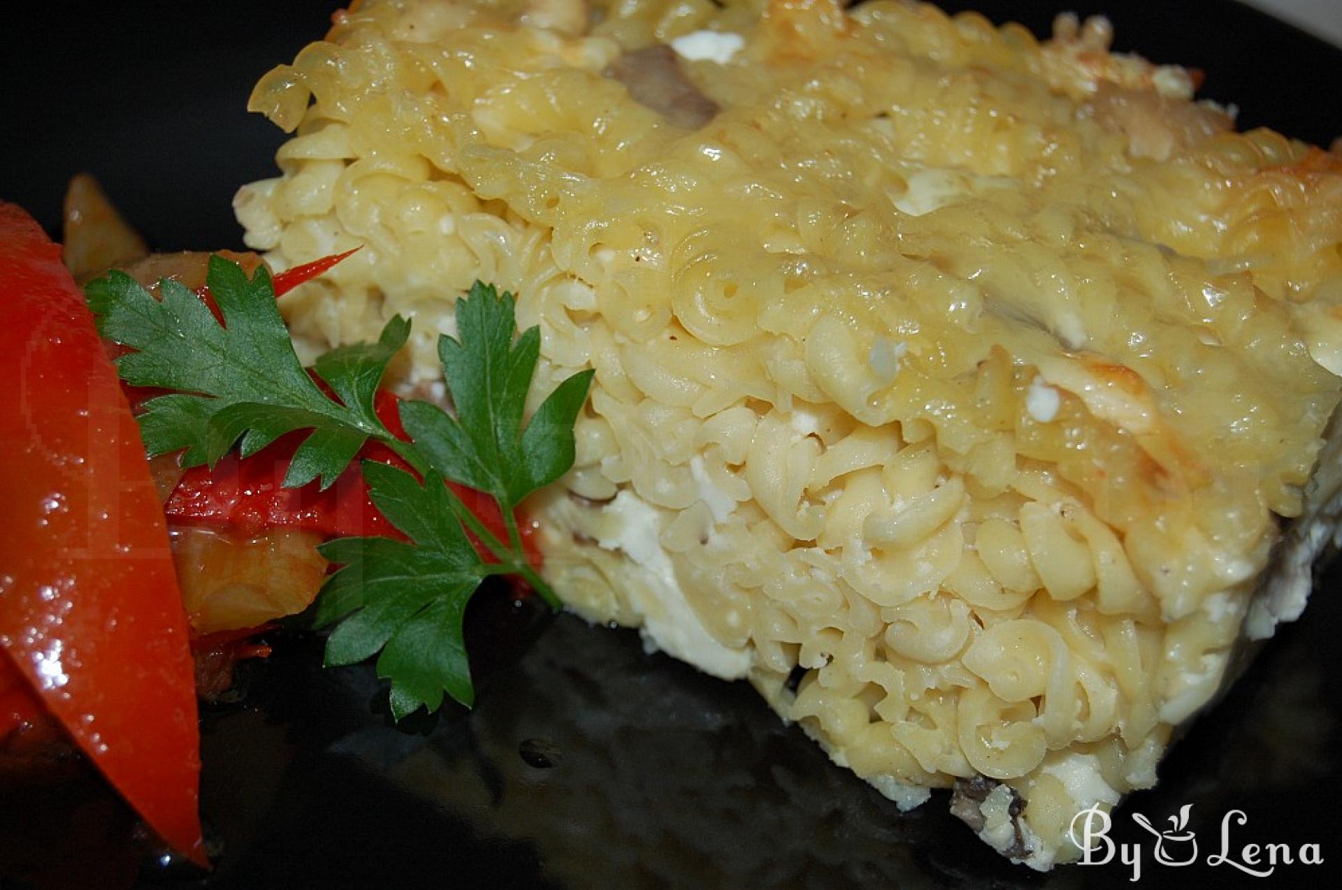 Delicious Chicken & Mushroom Pasta Bake - ByLena.com