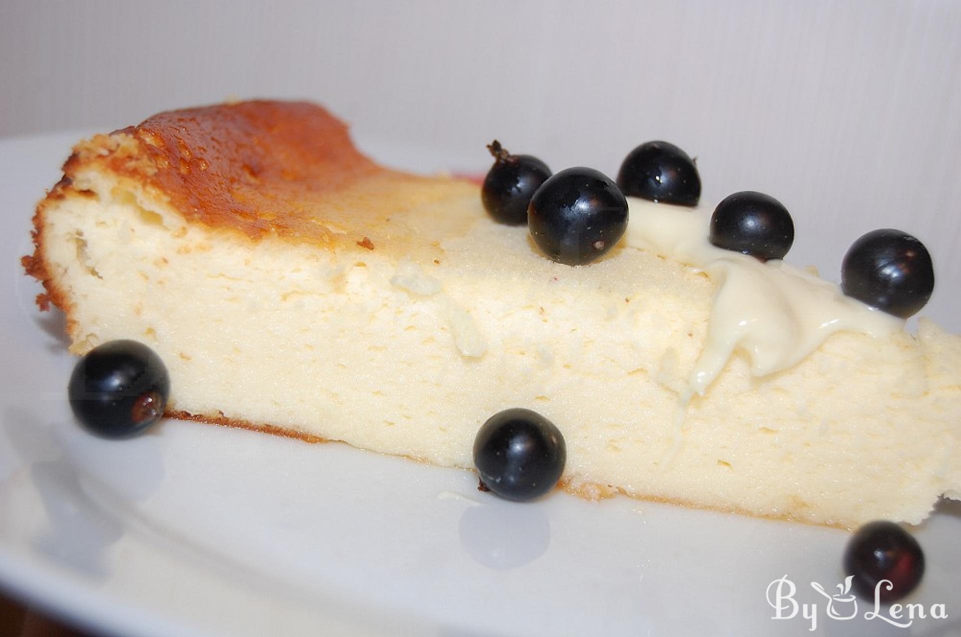 Easy Crustless White Chocolate Cheesecake Recipe - ByLena.com