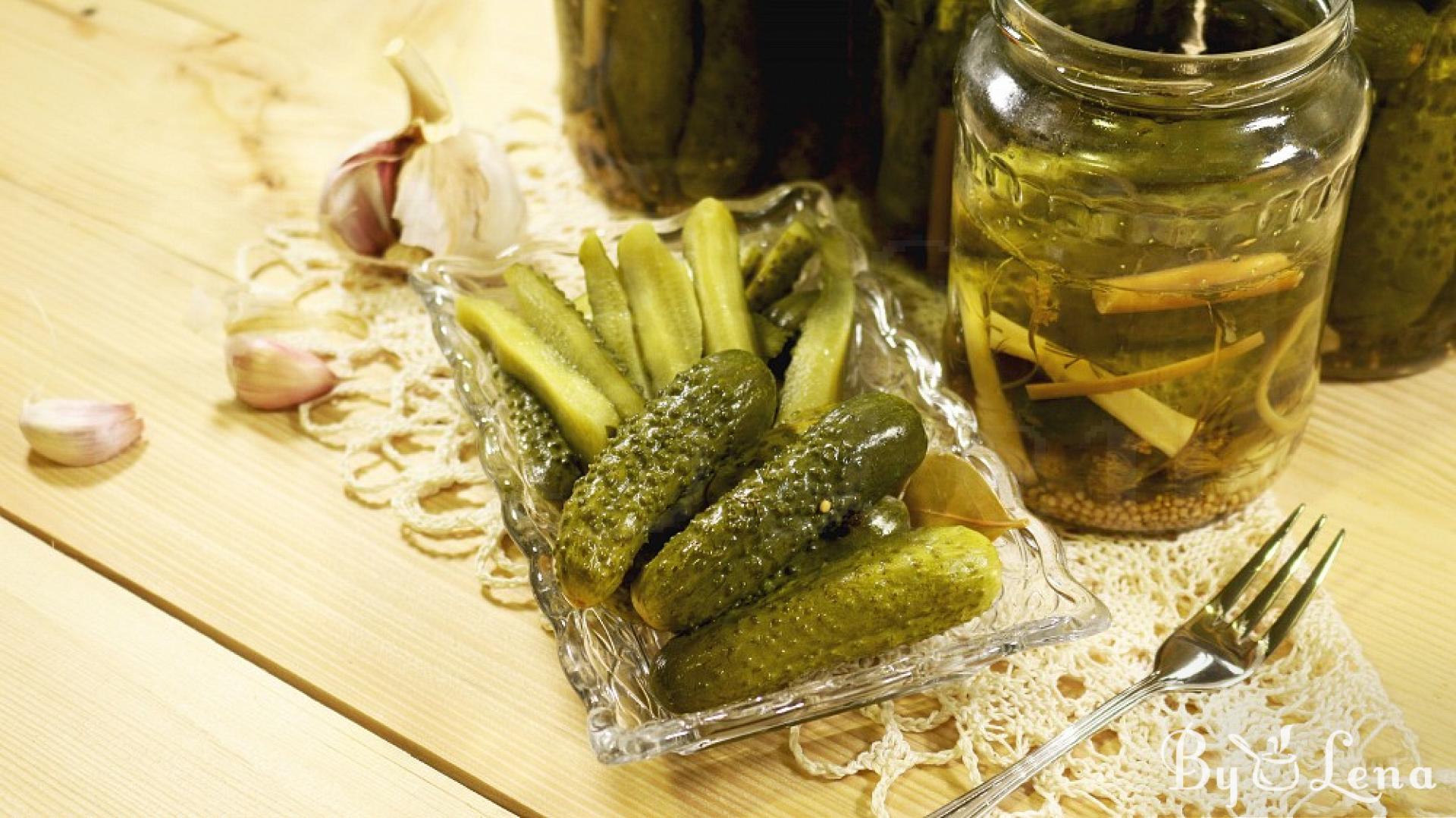 Pickled Cucumbers - ByLena.com