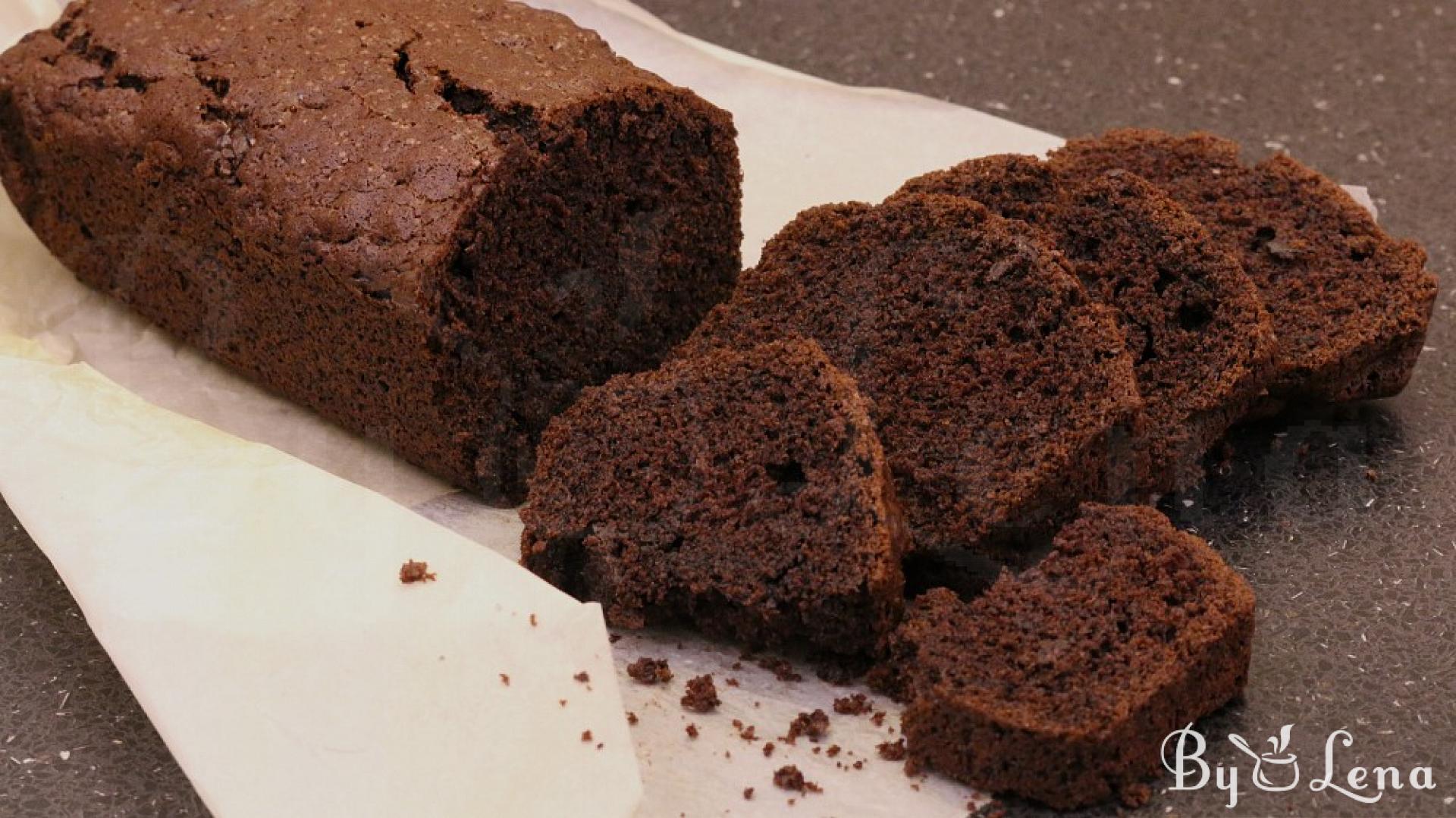 Chocolate Loaf Cake - step by step recipe - ByLena.com