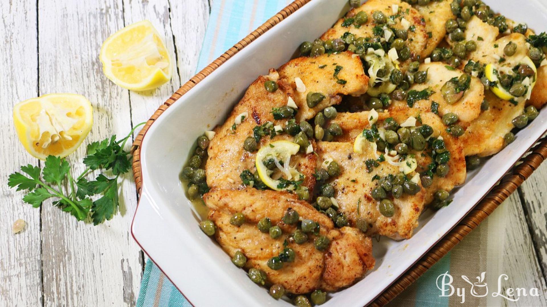 Easy Chicken Piccata - ByLena.com