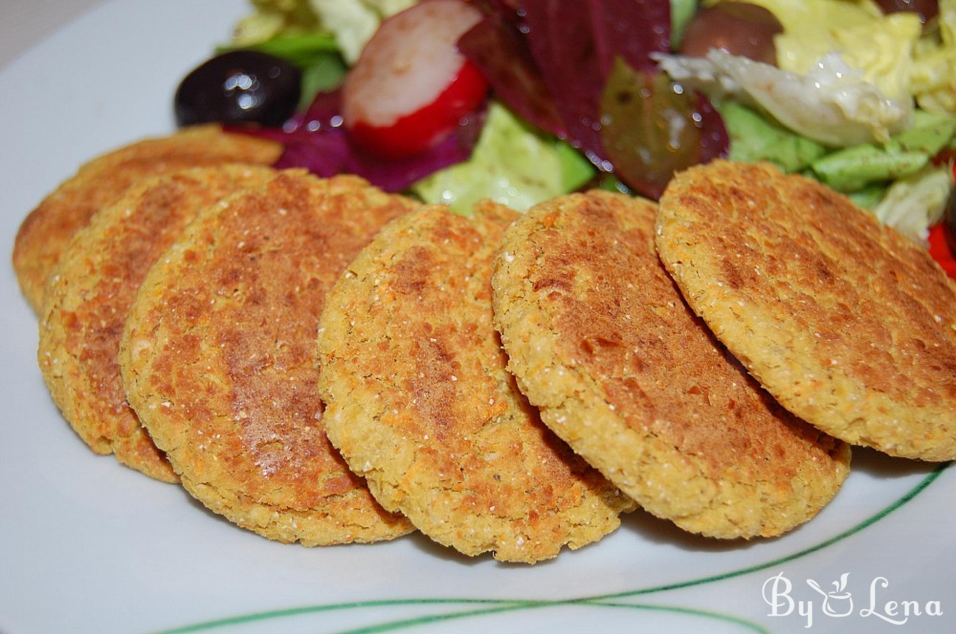 Vegan Chickpea Carrot Patties Recipe - ByLena.com