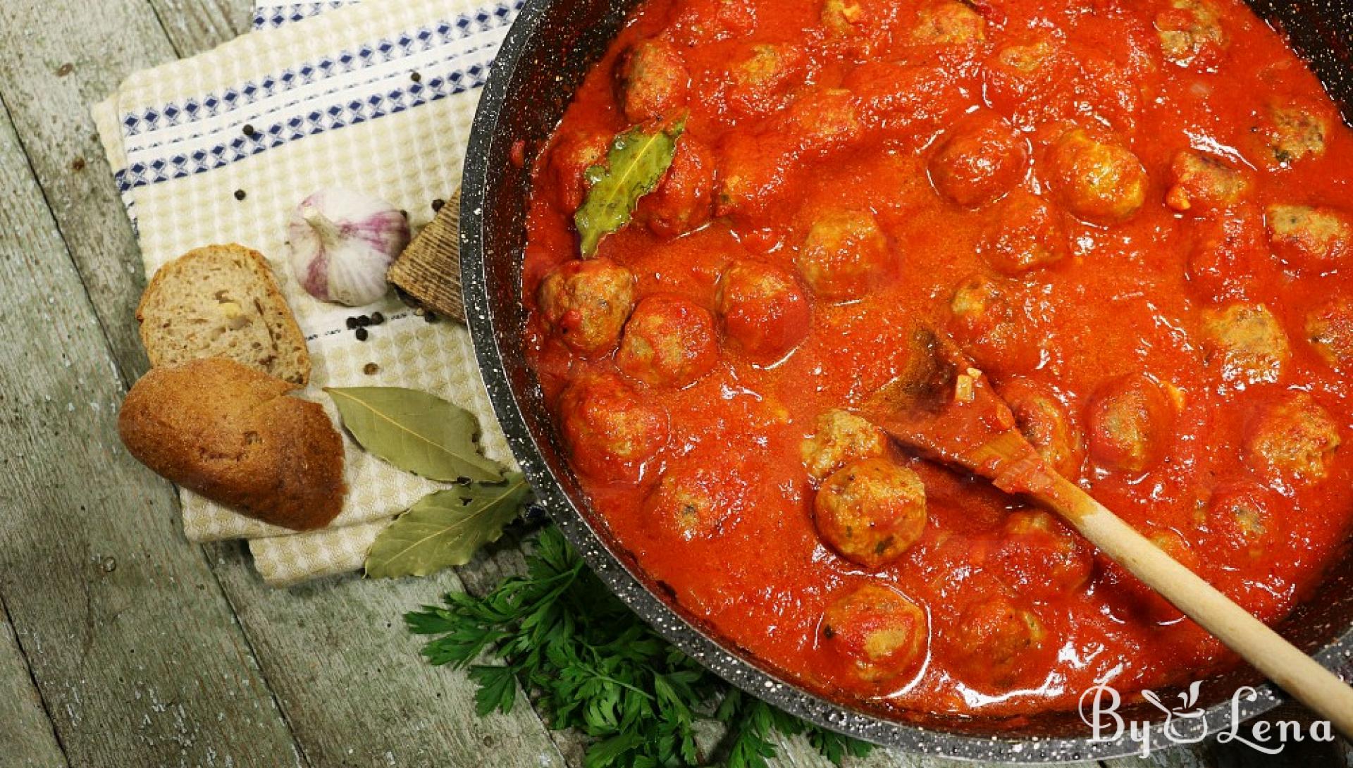 Romanian Meatball Stew - ByLena.com