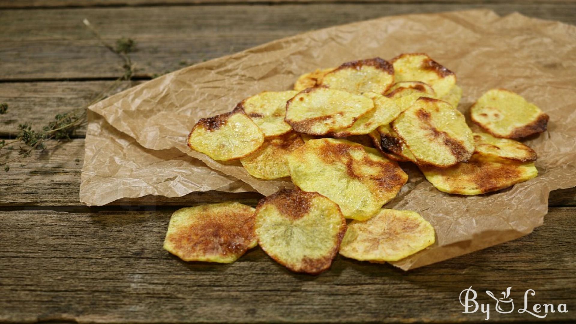 Easy Homemade Potato Chips - ByLena.com