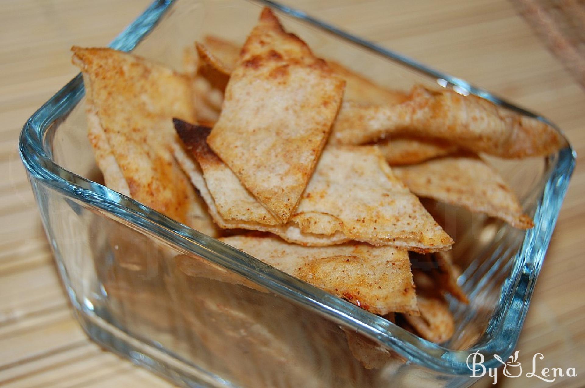 Healthy Homemade Pita Chips Recipe - ByLena.com