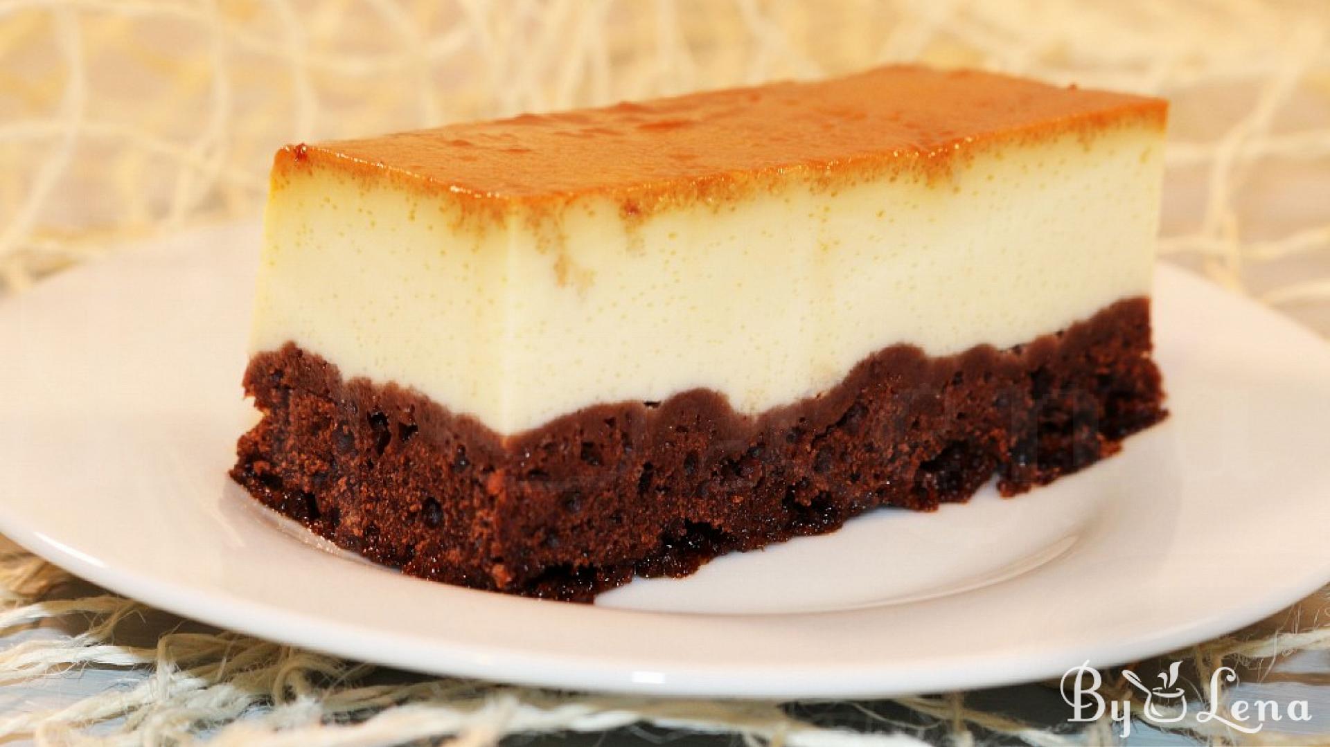 Easy Chocoflan Cake - ByLena.com