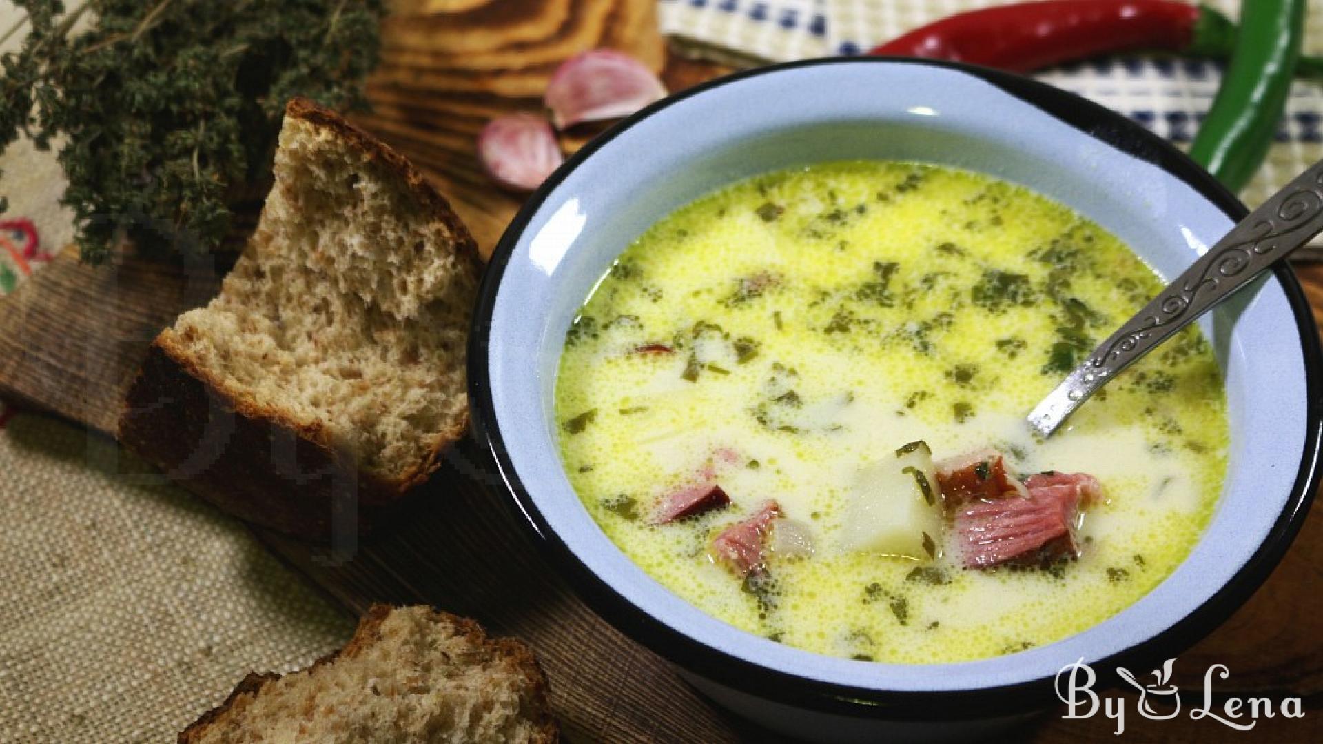 Potato and Smoked Pork Soup - ByLena.com