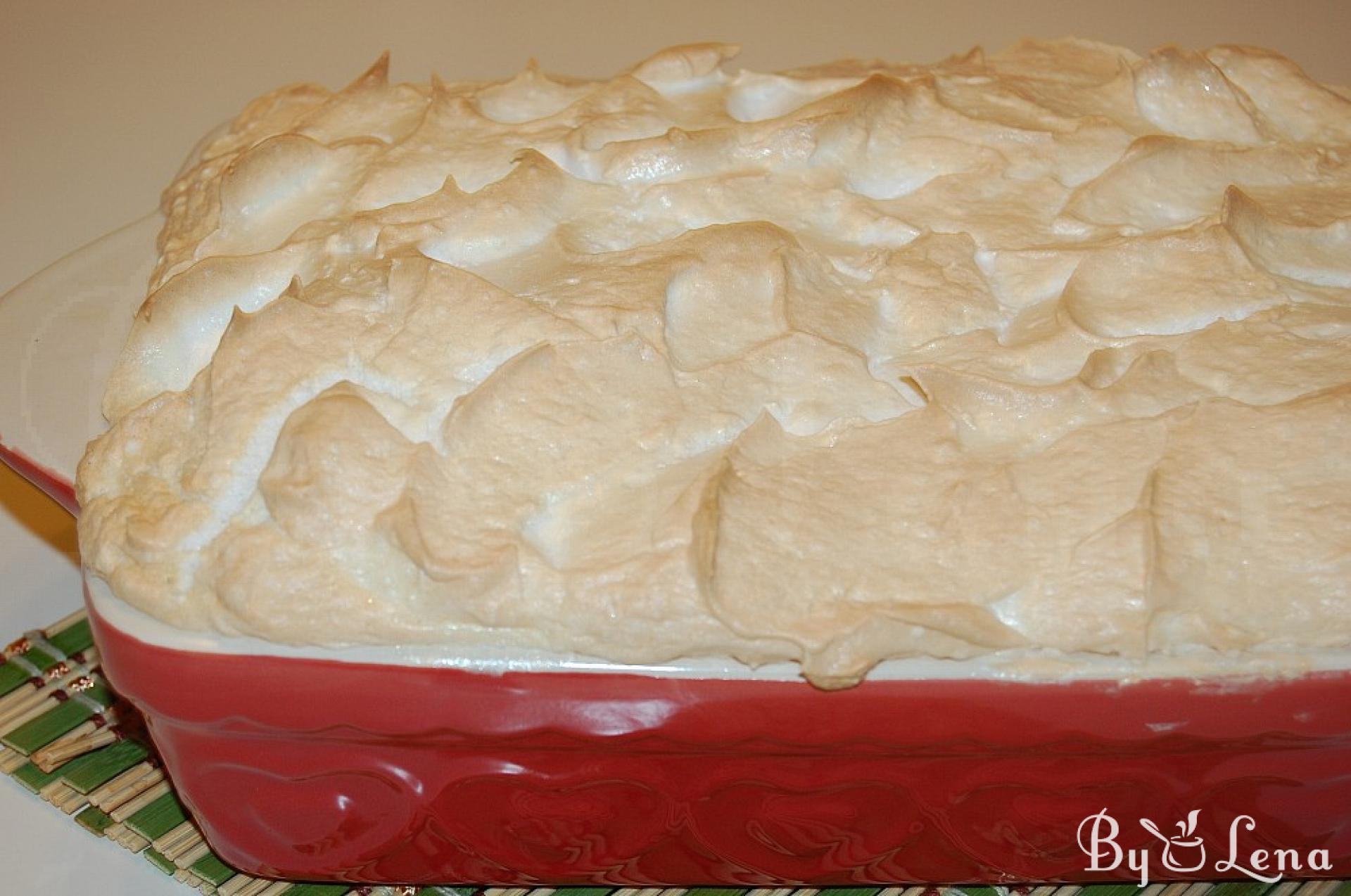 Baked Crepes with Farmers Cheese and Meringue - ByLena.com