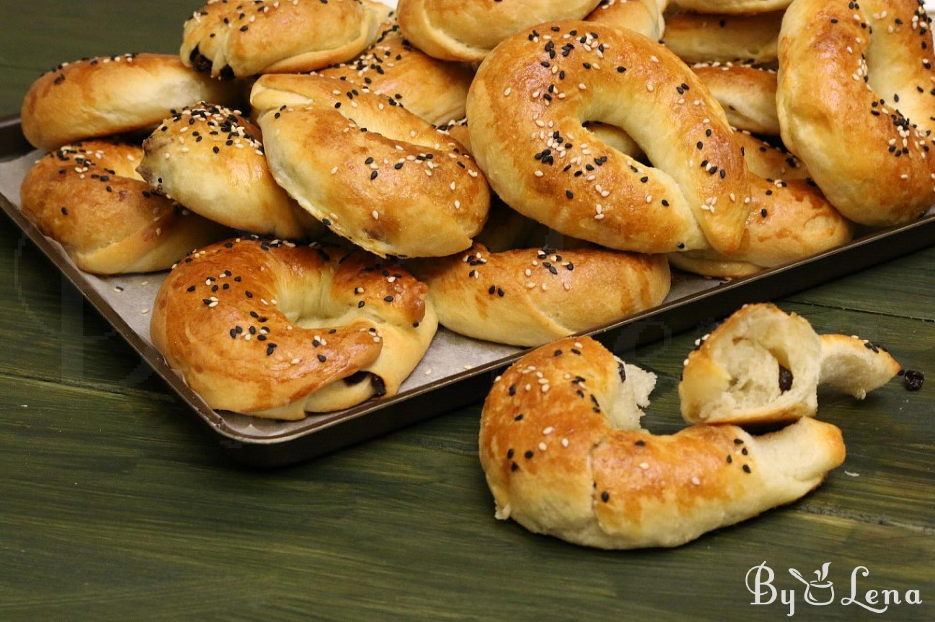 Homemade Soft Pretzels, with Raisins - ByLena.com