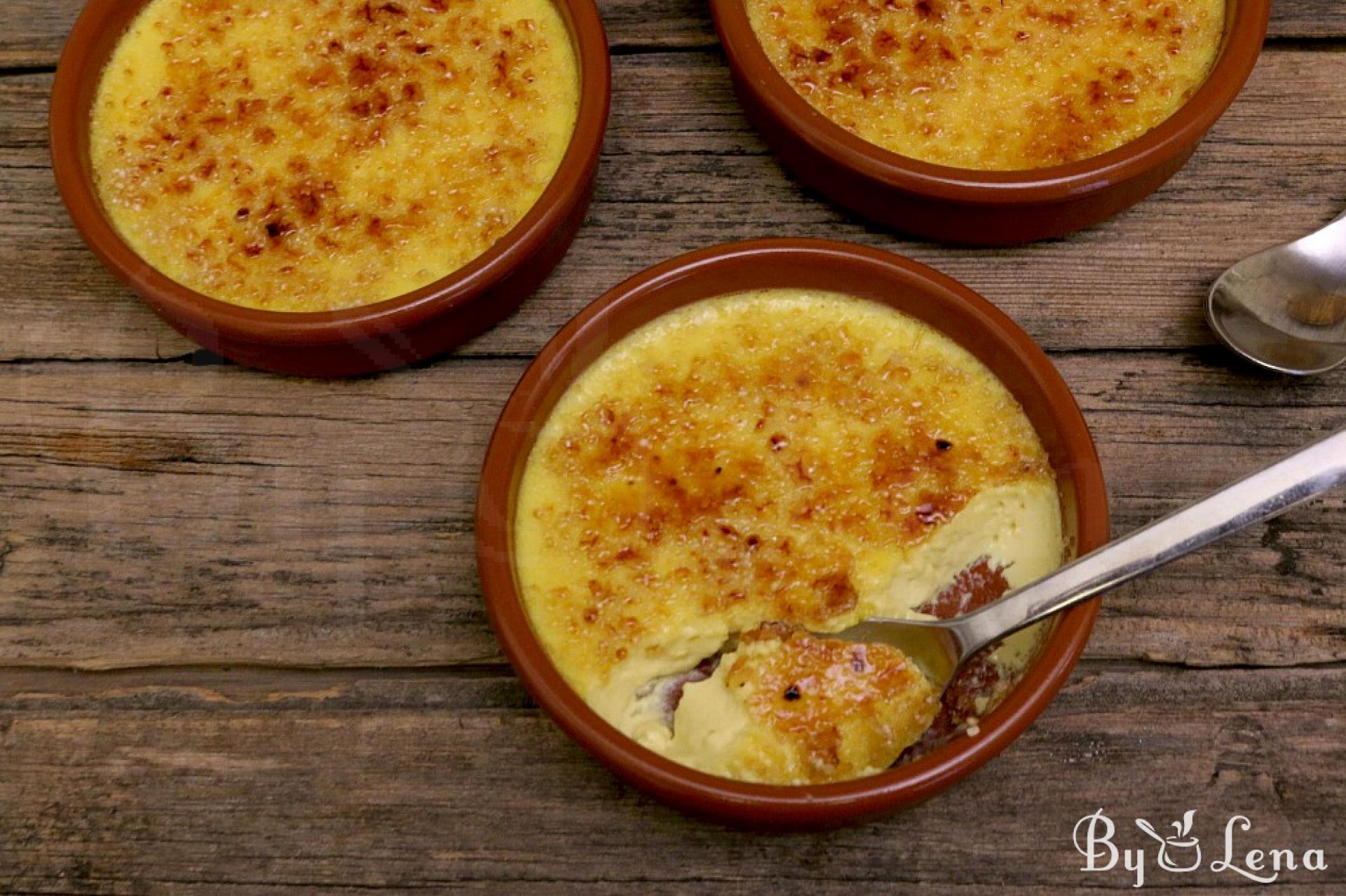 Creme Brulee - step by step recipe - ByLena.com