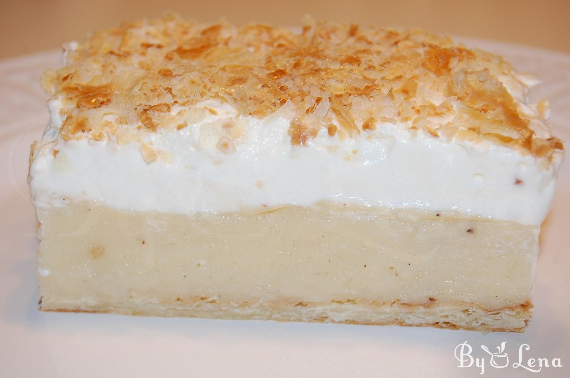 Vanilla Custard Cream Squares Recipe - Creamy & Crispy - ByLena.com