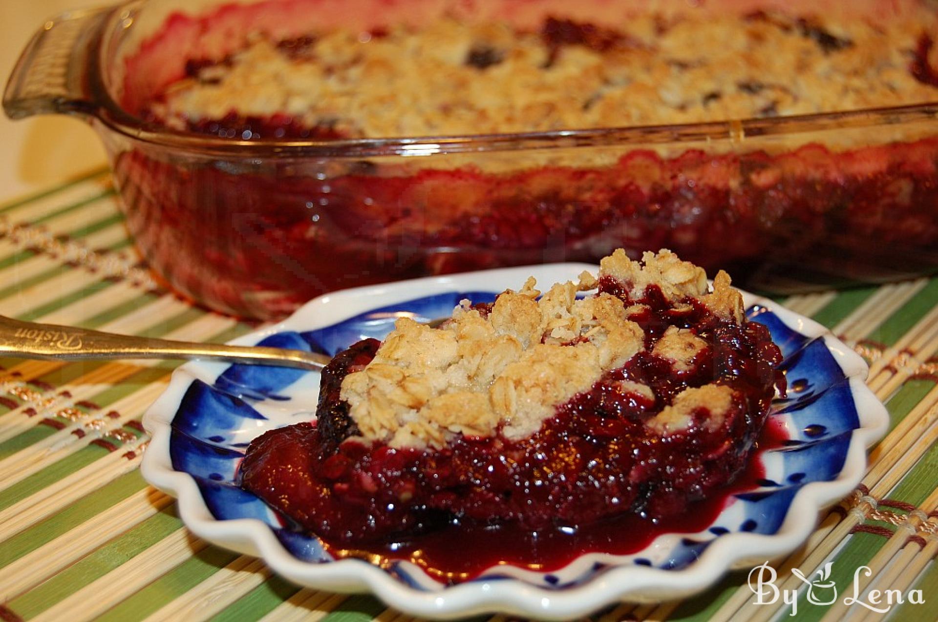 Quick & Delicious Easy-to-Make Plum Crumble Recipe - ByLena.com