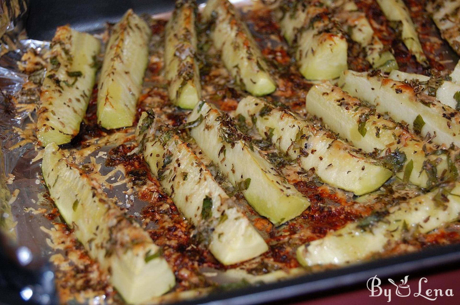 Baked Zucchini with Parmesan Recipe - ByLena.com
