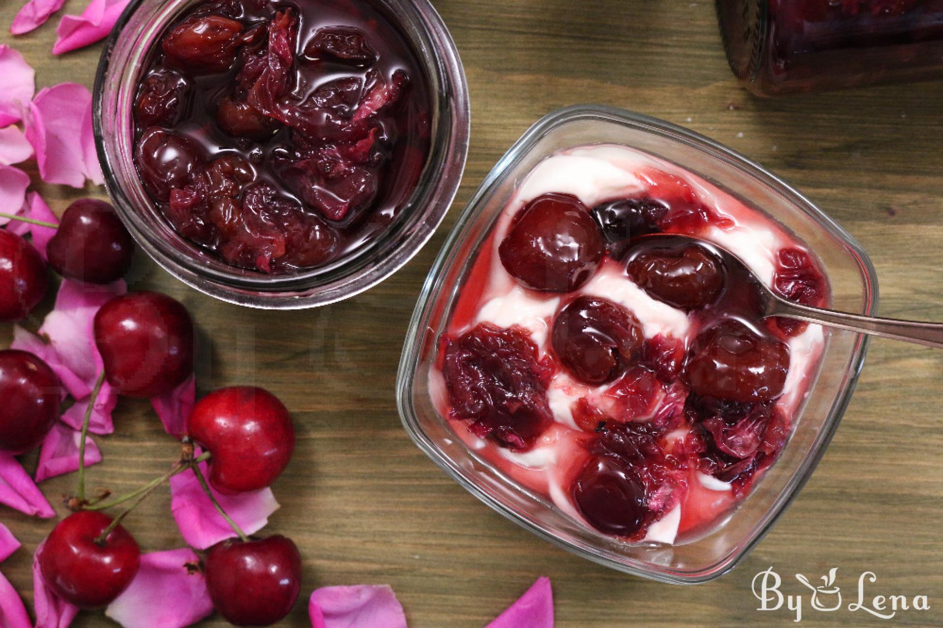Rose Petal Cherry Jam Recipe | Unique Aromatic Treat - ByLena.com