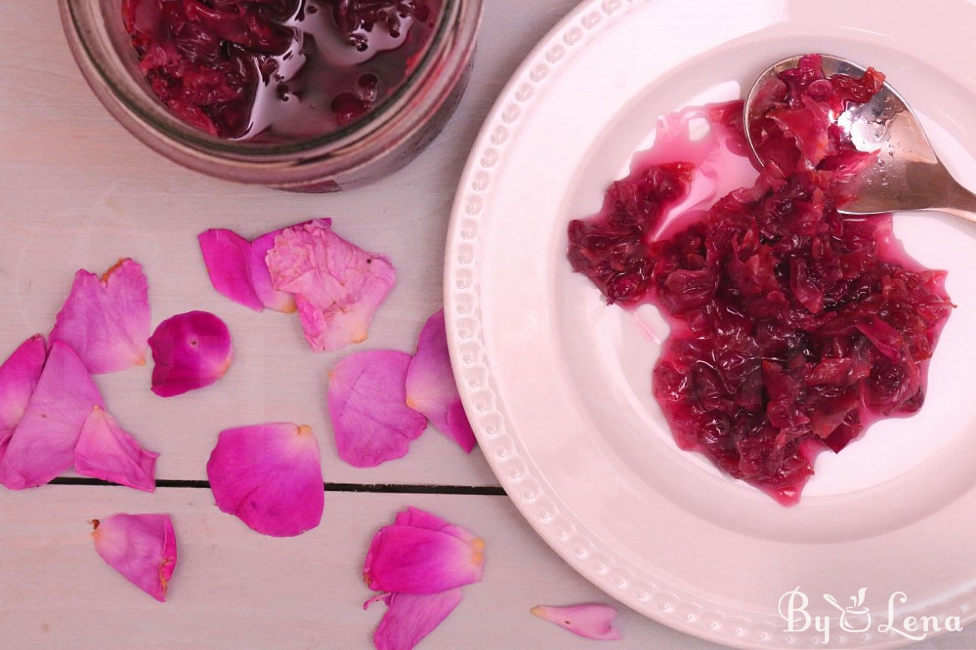 Homemade Rose Petal Jam - ByLena.com