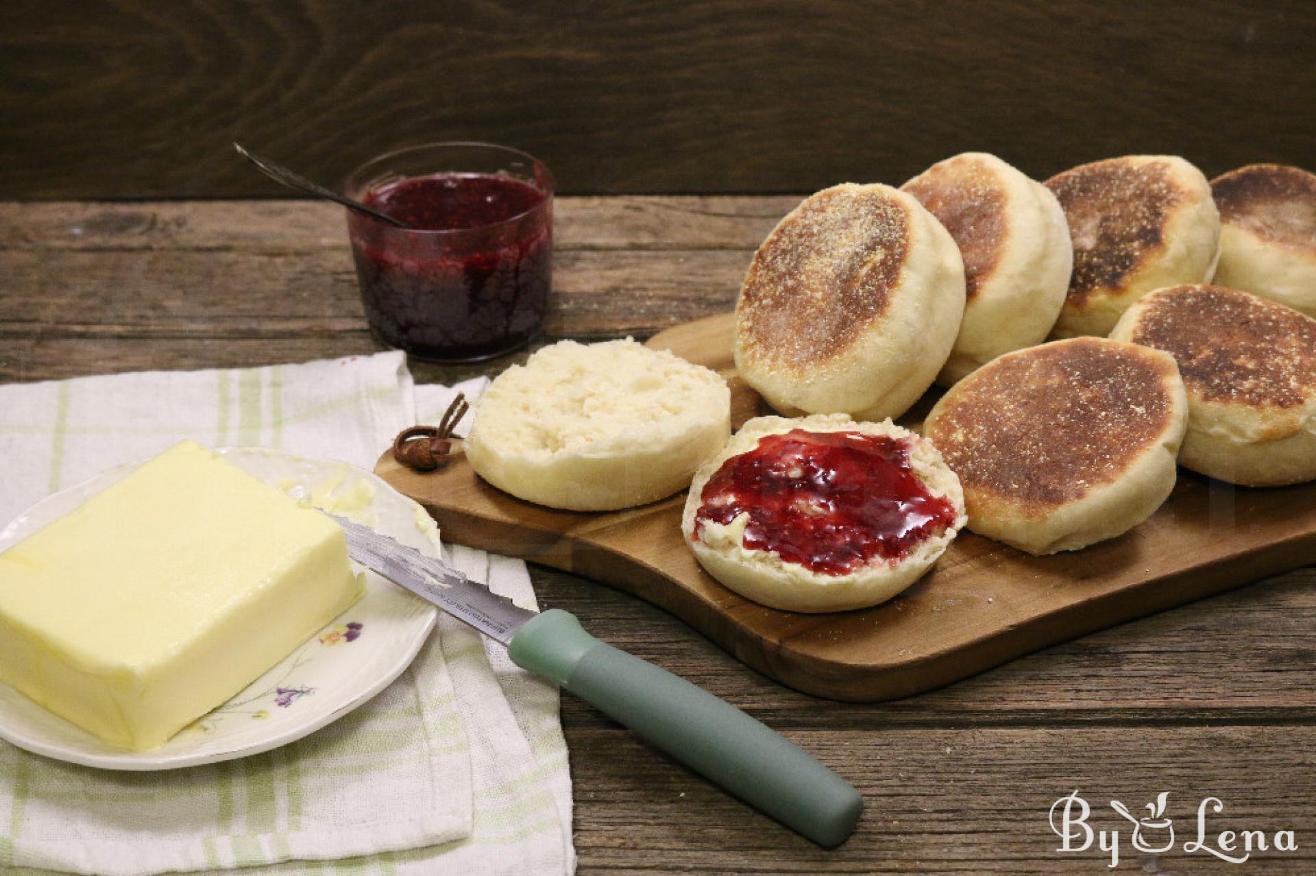 Homemade English Muffins Recipe - Easy & Delicious - ByLena.com
