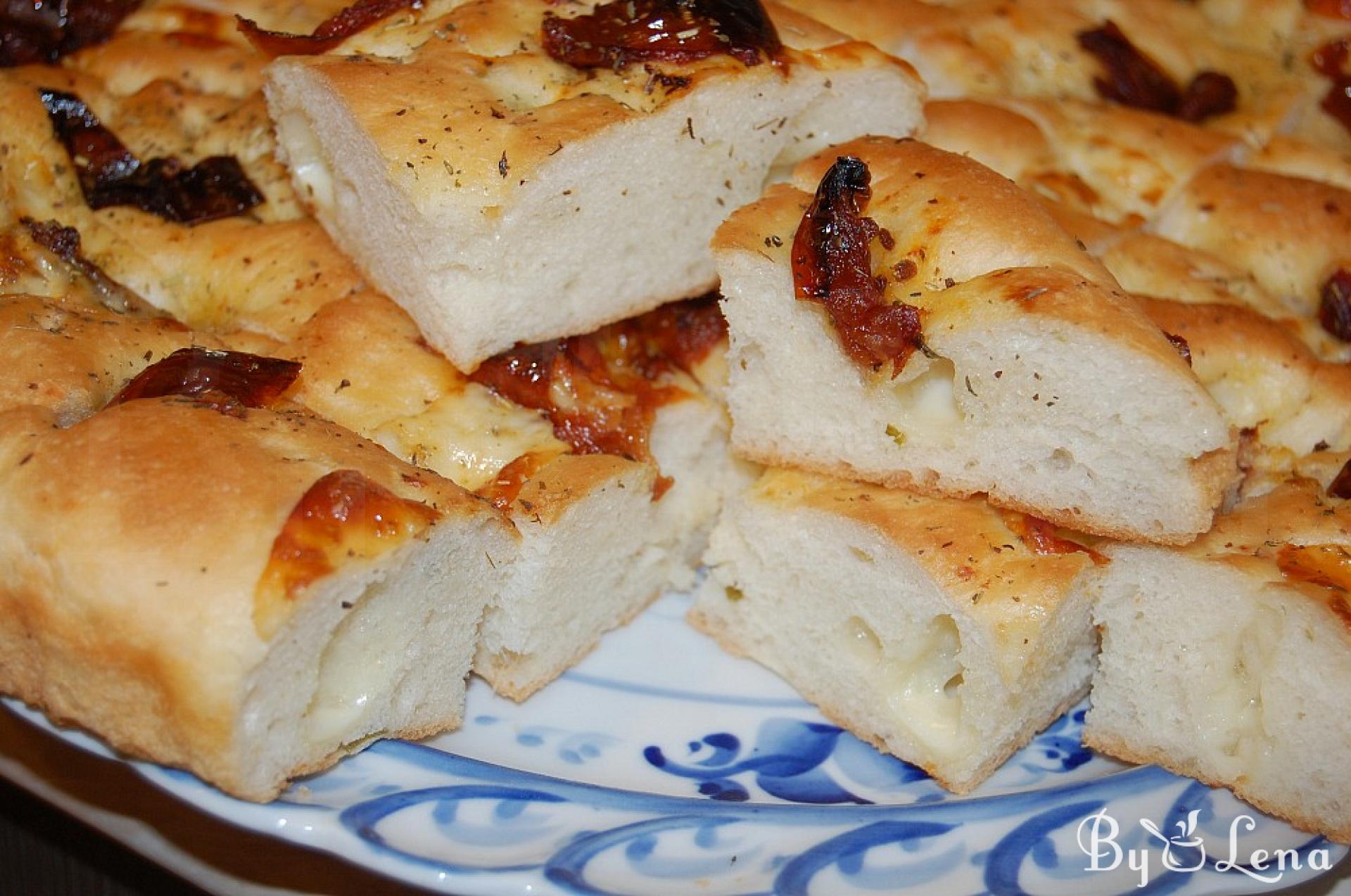 Fluffy Onion Cheese Focaccia Recipe - ByLena.com
