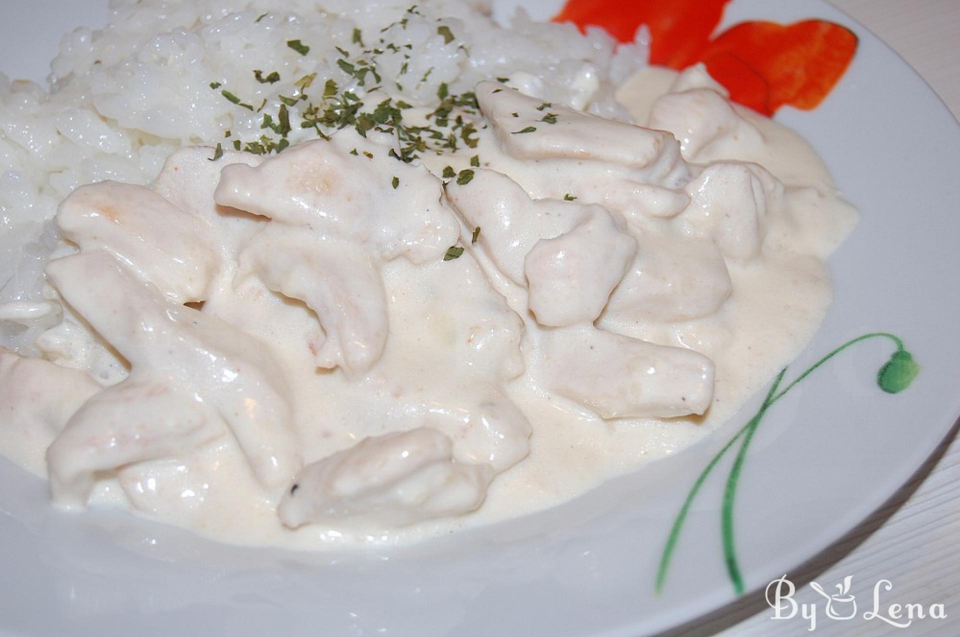 Chicken Fricassee Recipe - Creamy and Delicious - ByLena.com
