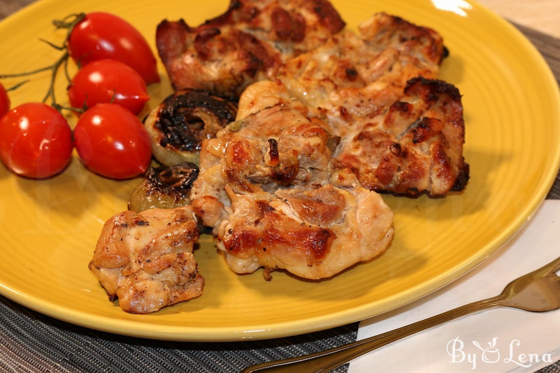 Grilled Beer Marinated Chicken - ByLena.com