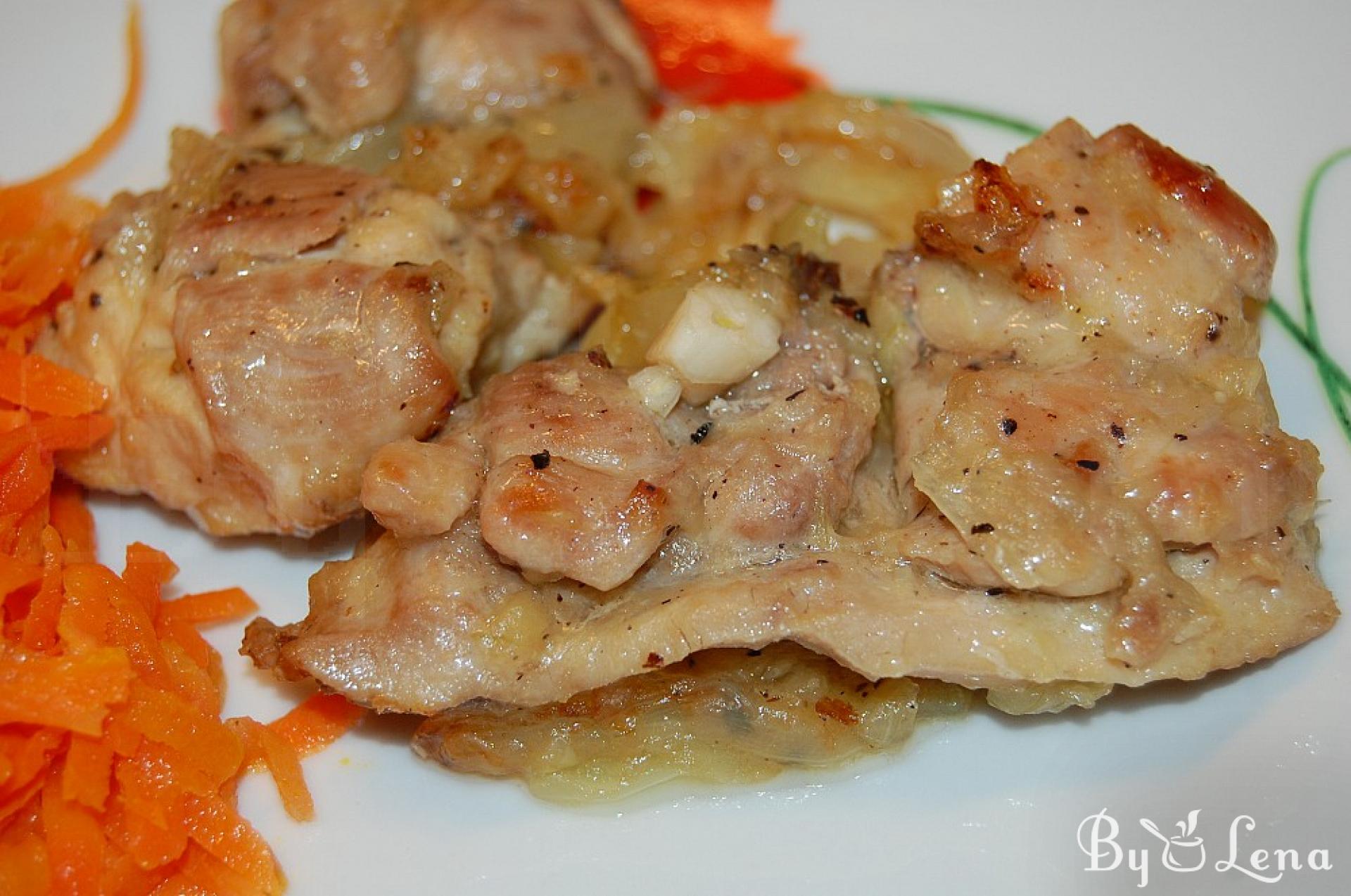 Pan-Seared Chicken Thighs with Onions - Quick & Flavorful - ByLena.com