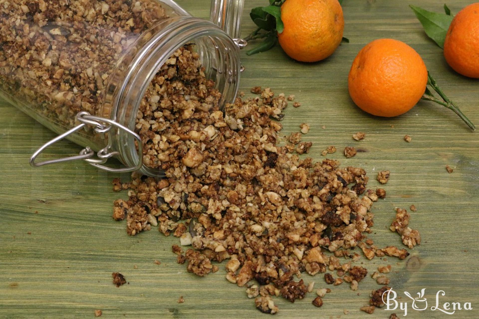 Carb-Free and Gluten-Free Granola, Low Carb - ByLena.com