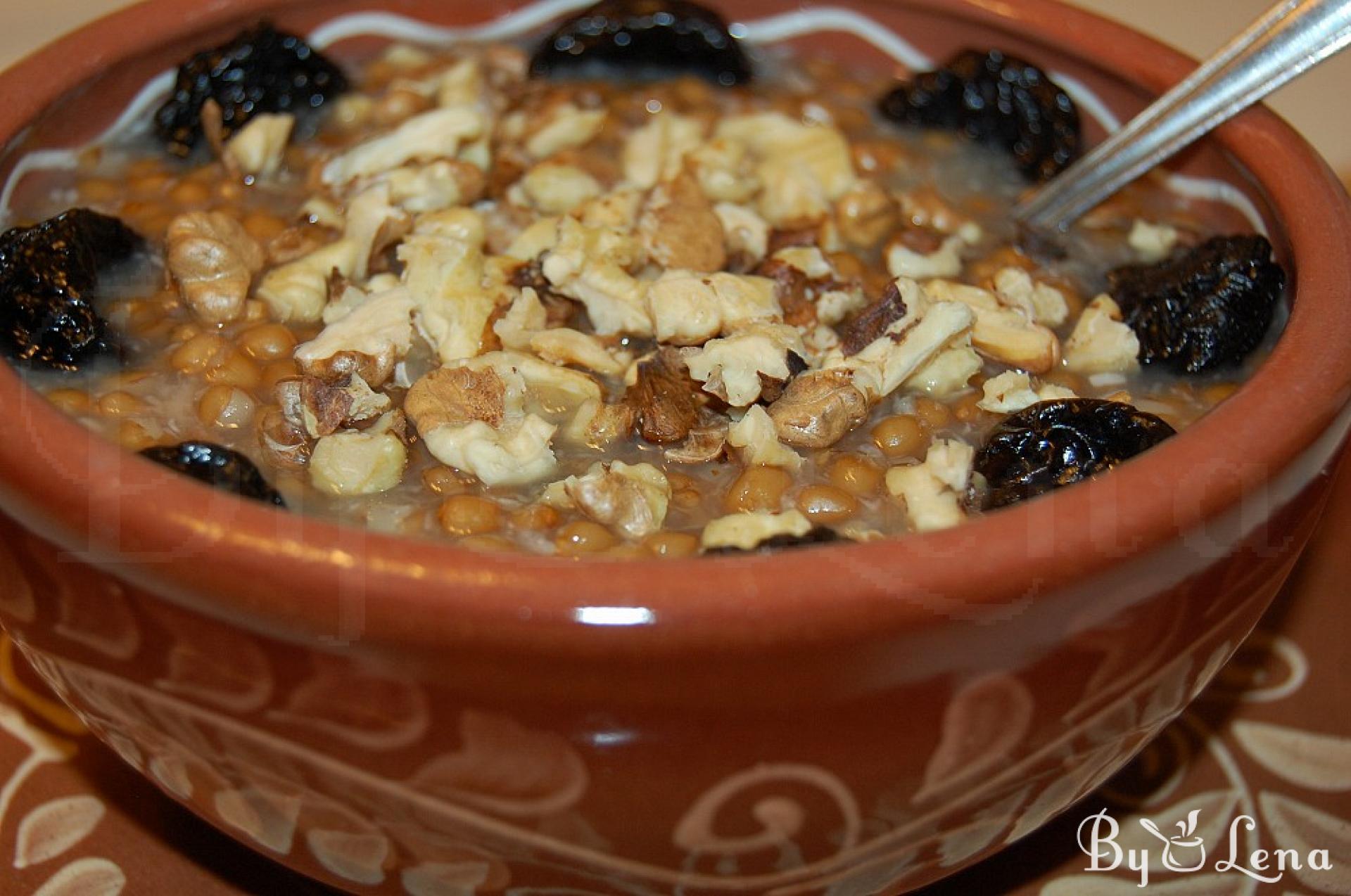Eastern Christmas Wheat Berry Dessert - ByLena.com