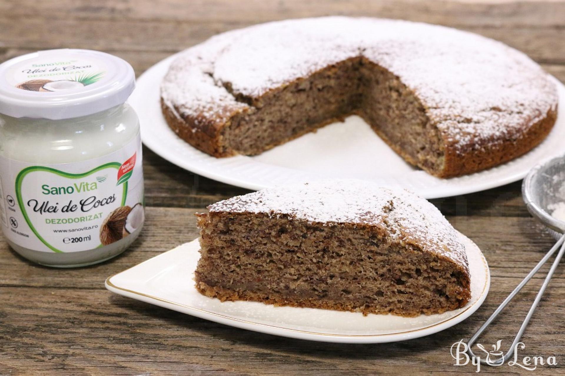 Healthy Vegan Banana Cake - ByLena.com