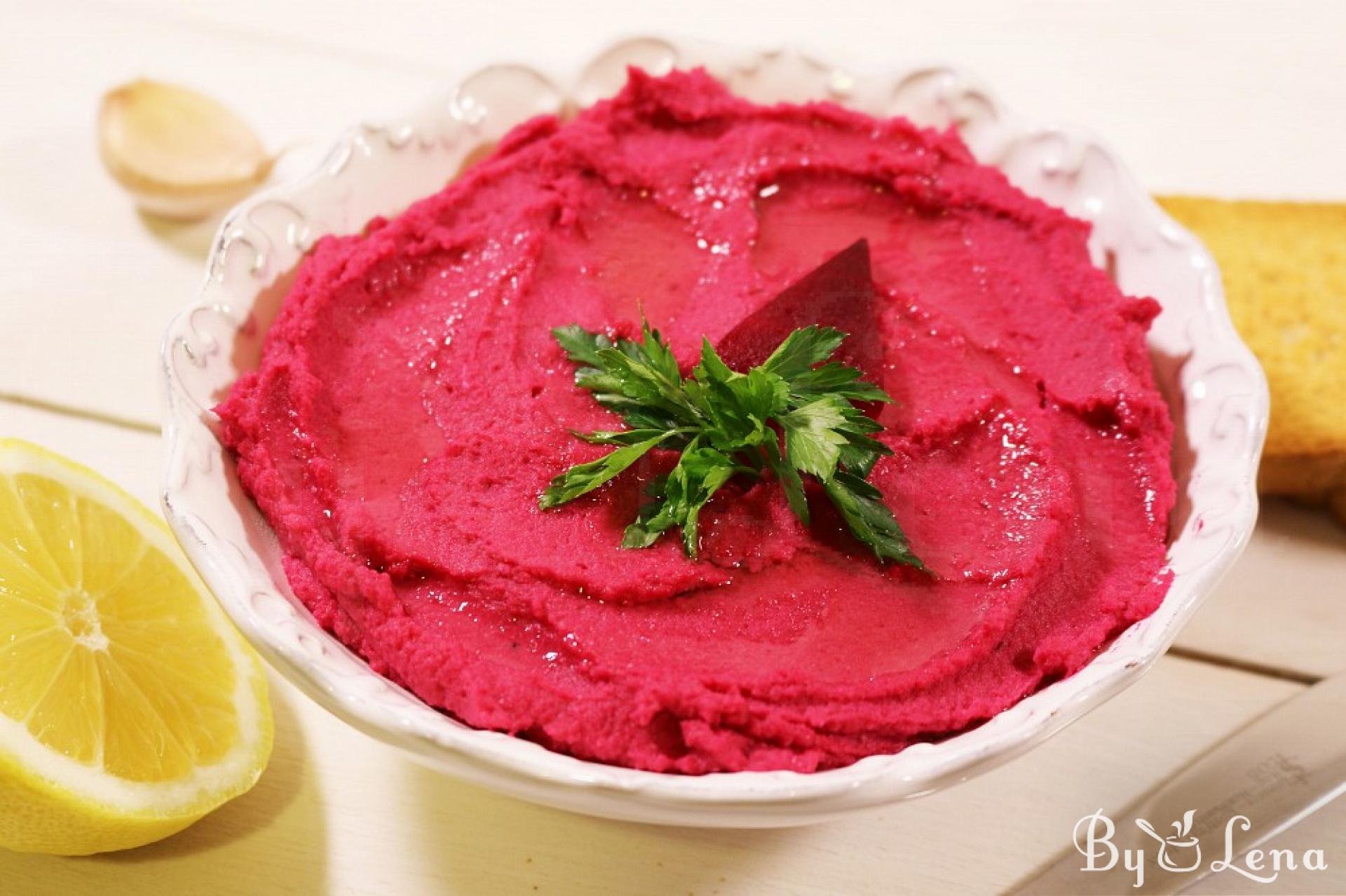 Beetroot Hummus - ByLena.com