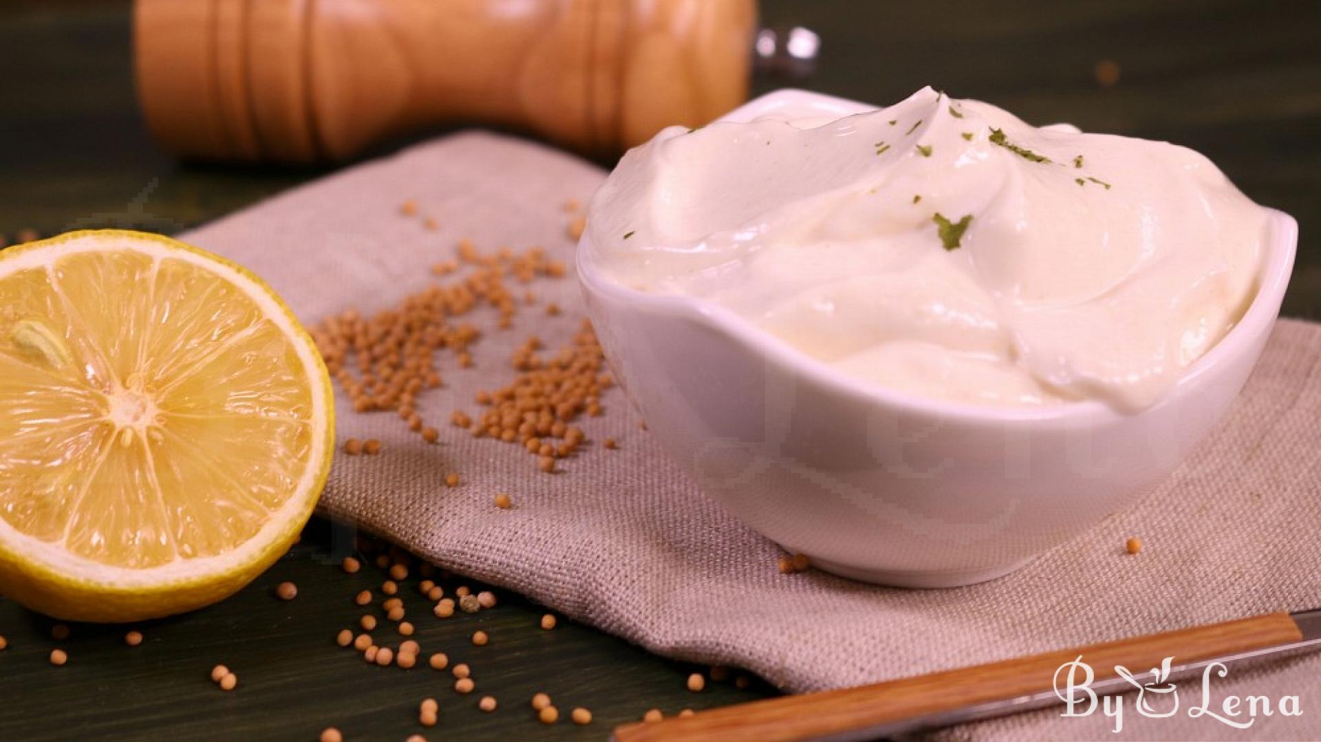 Quick Vegan Mayonnaise Recipe | 5-Minutes Only - ByLena.com