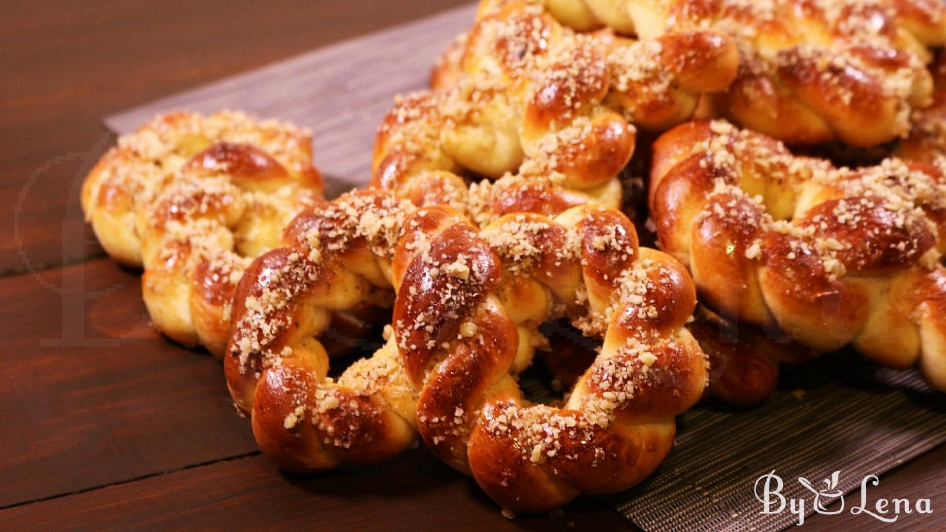 Romanian Mucenici Sweet Bread Recipe - Quick & Delicious - ByLena.com