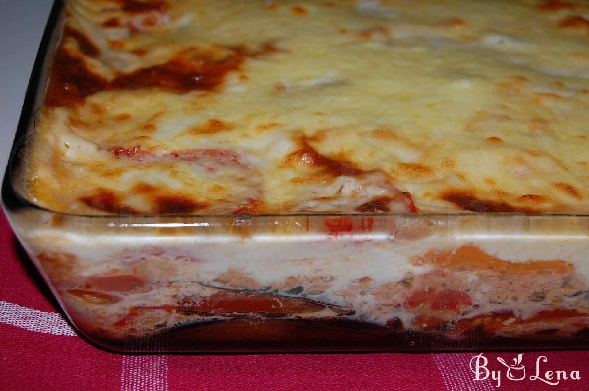 Eggplant Moussaka - ByLena.com