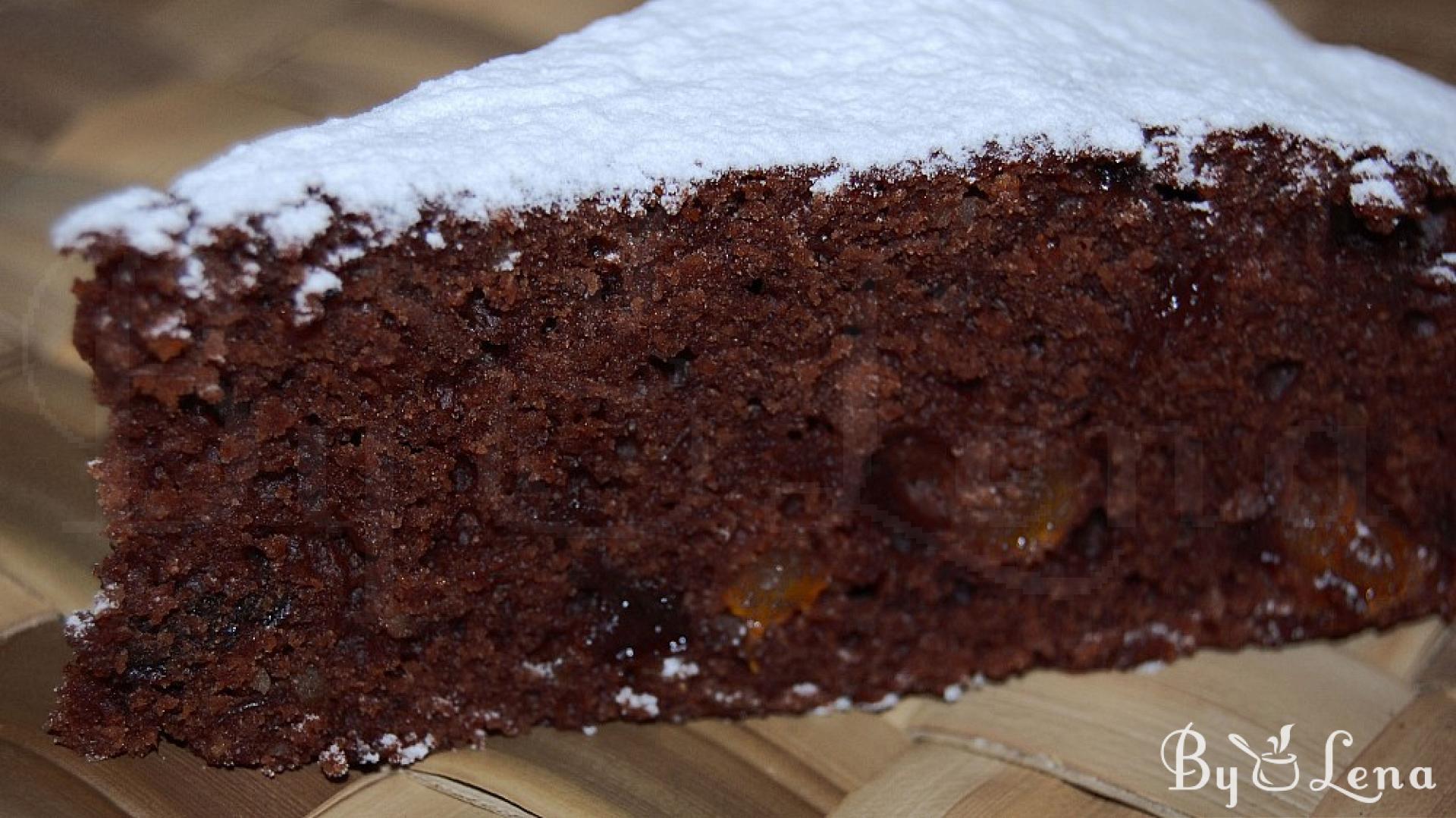 Vegan Chocolate Cake with Jam - ByLena.com
