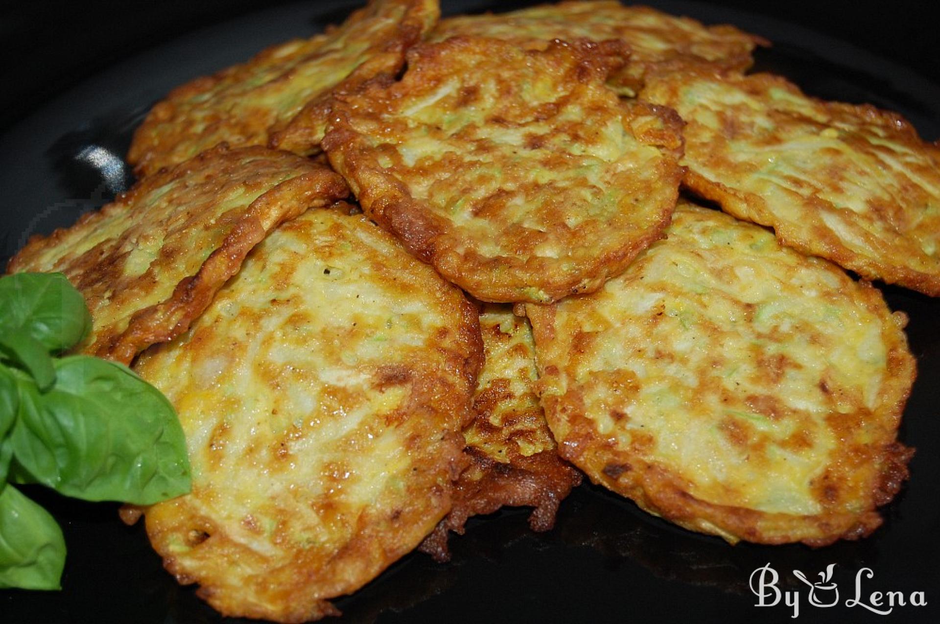 Zucchini Fritters - ByLena.com