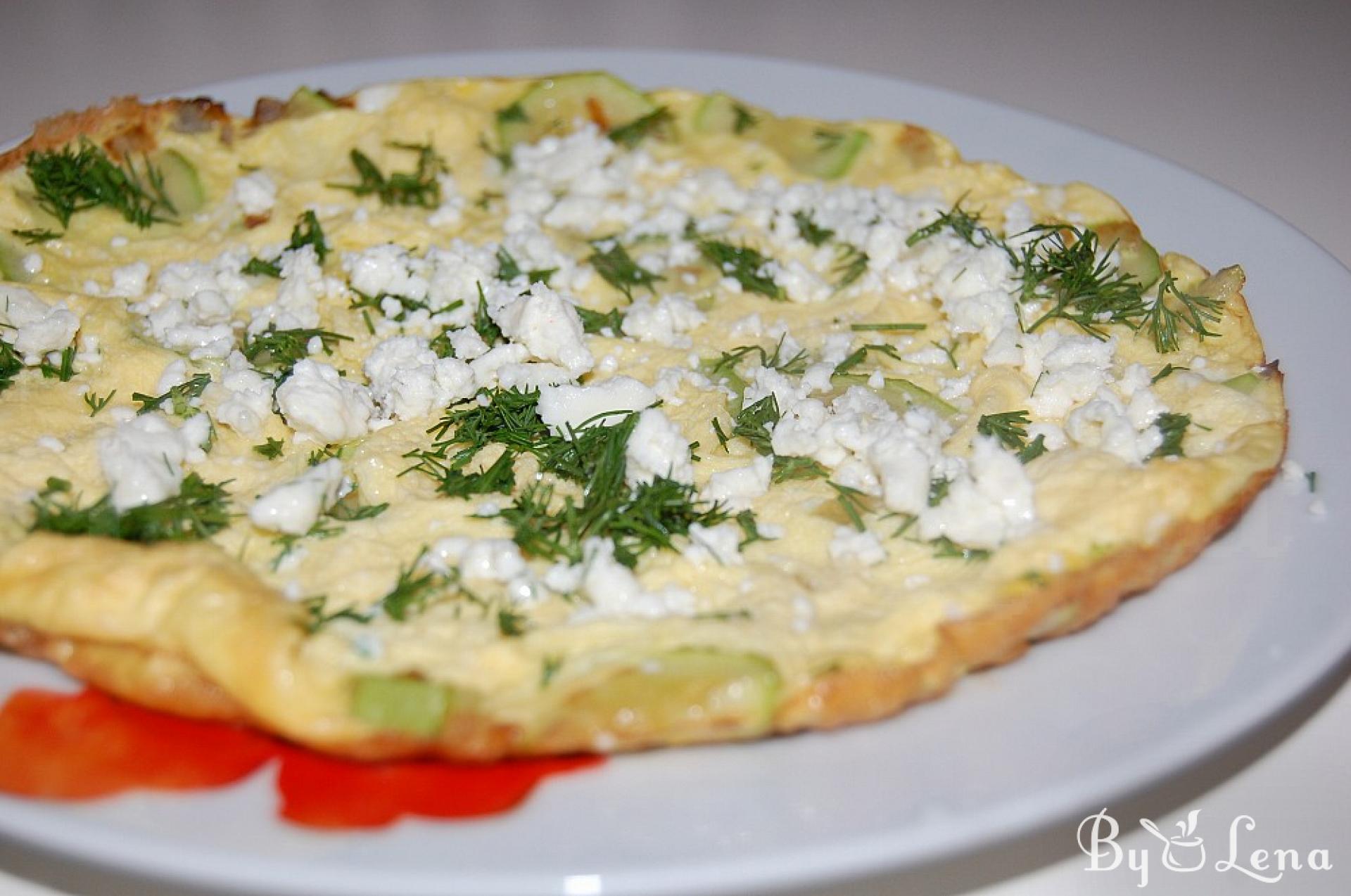Zucchini Cheese Omelette Recipe - Quick & Healthy Meal - ByLena.com
