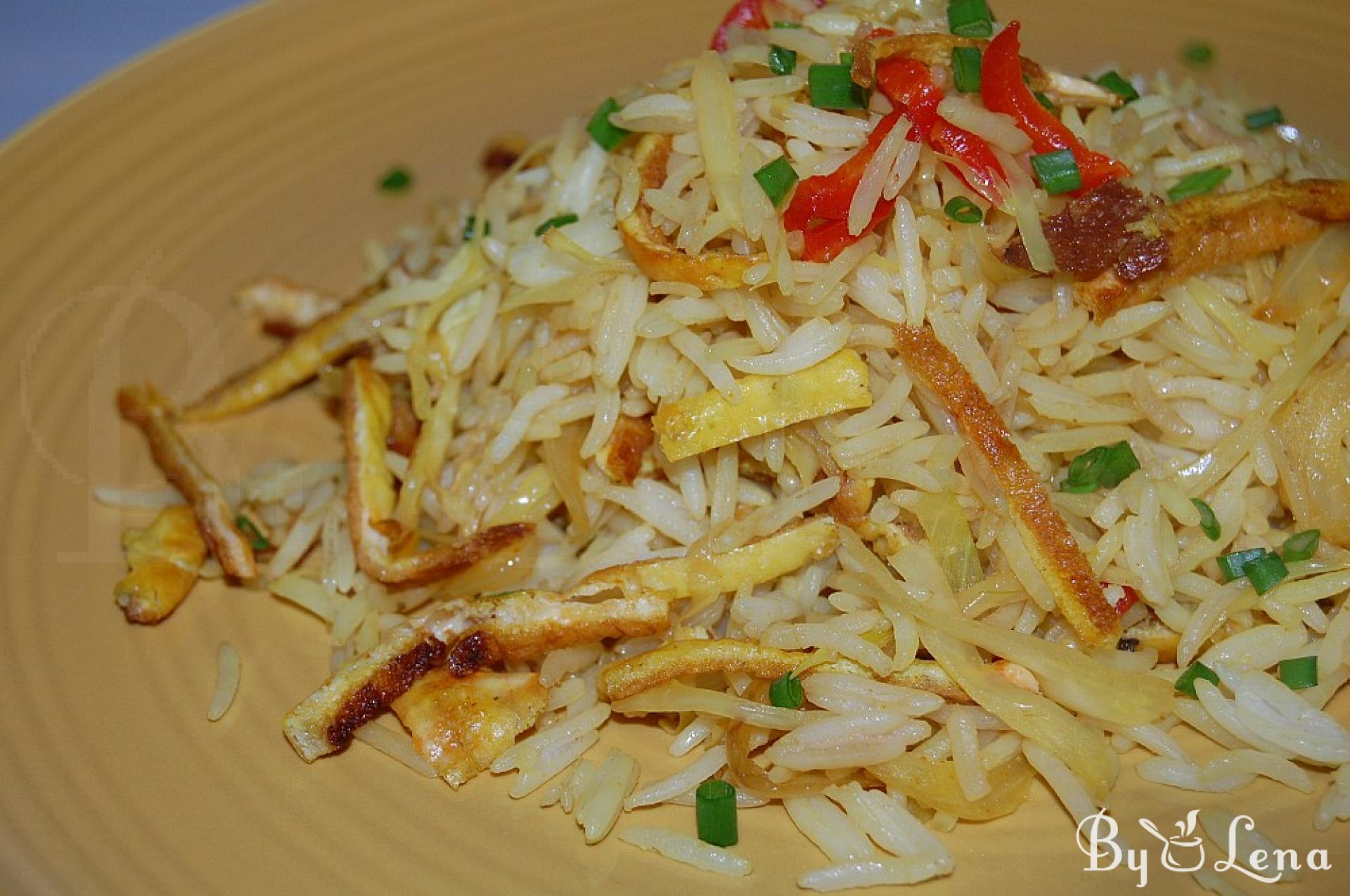 Chinese Egg Fried Rice - ByLena.com
