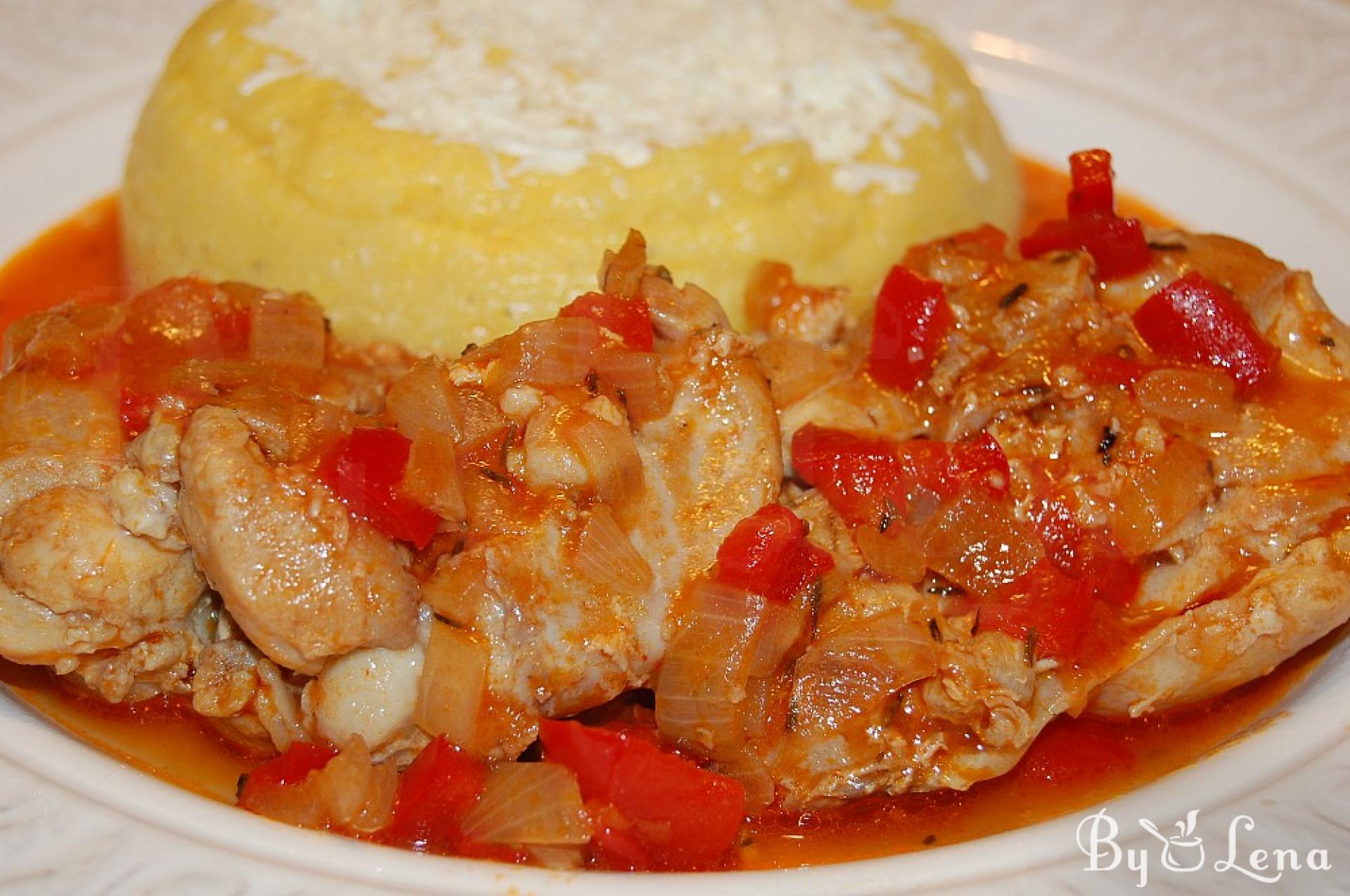 Romanian Chicken Stew - Traditional Ostropel Recipe - ByLena.com