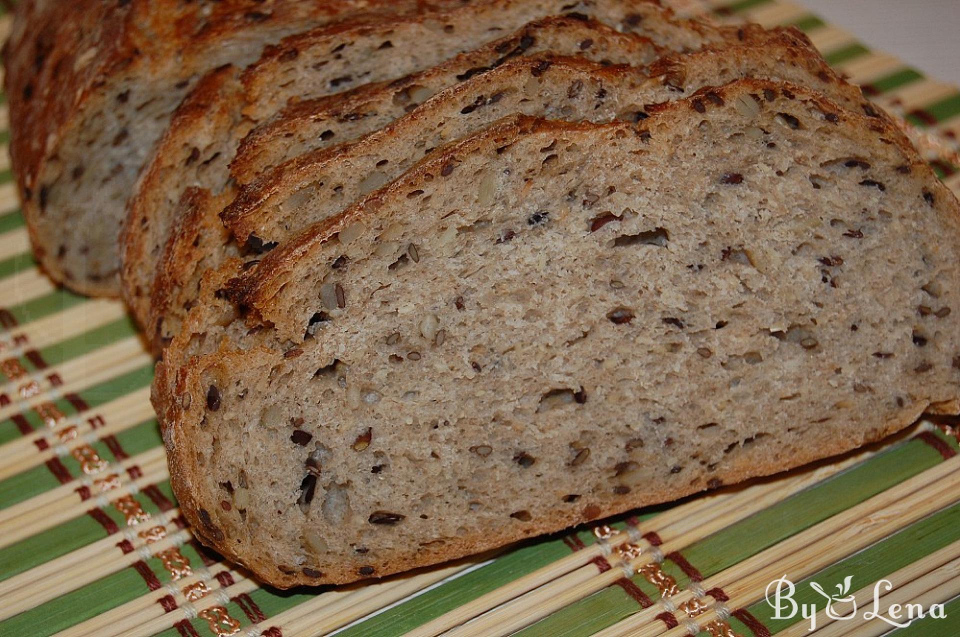Flavoured Seeded Sourdough Bread - ByLena.com