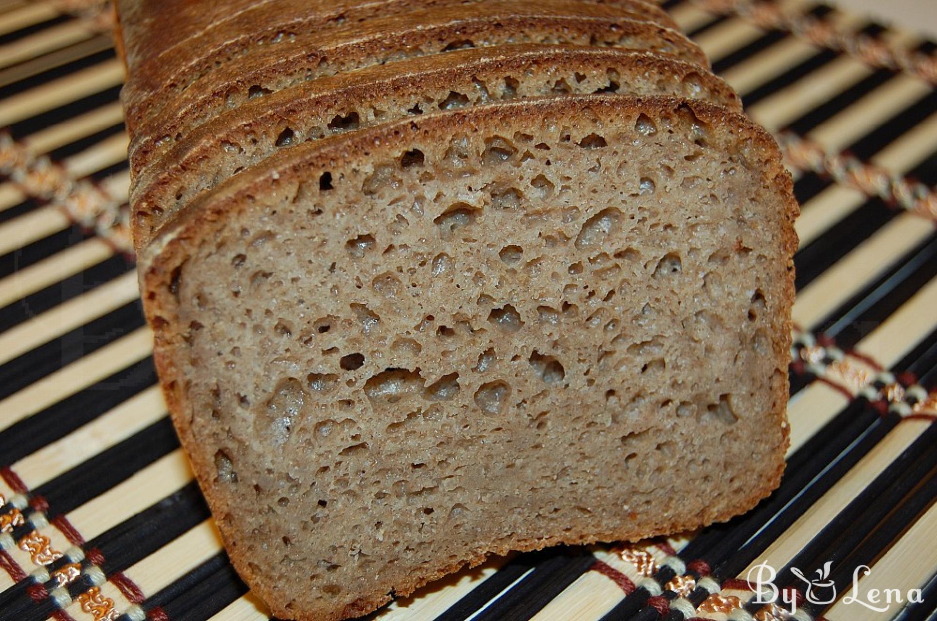 Whole Rye Sourdough Bread - ByLena.com
