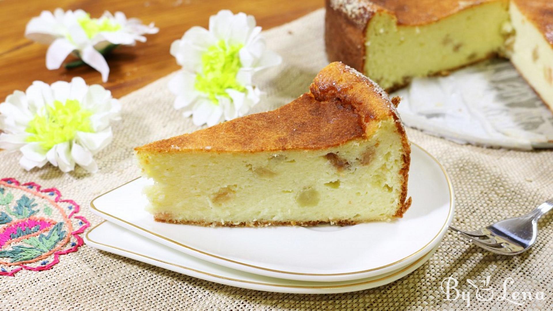 Romanian Easter Cheese Pudding - Pasca - ByLena.com