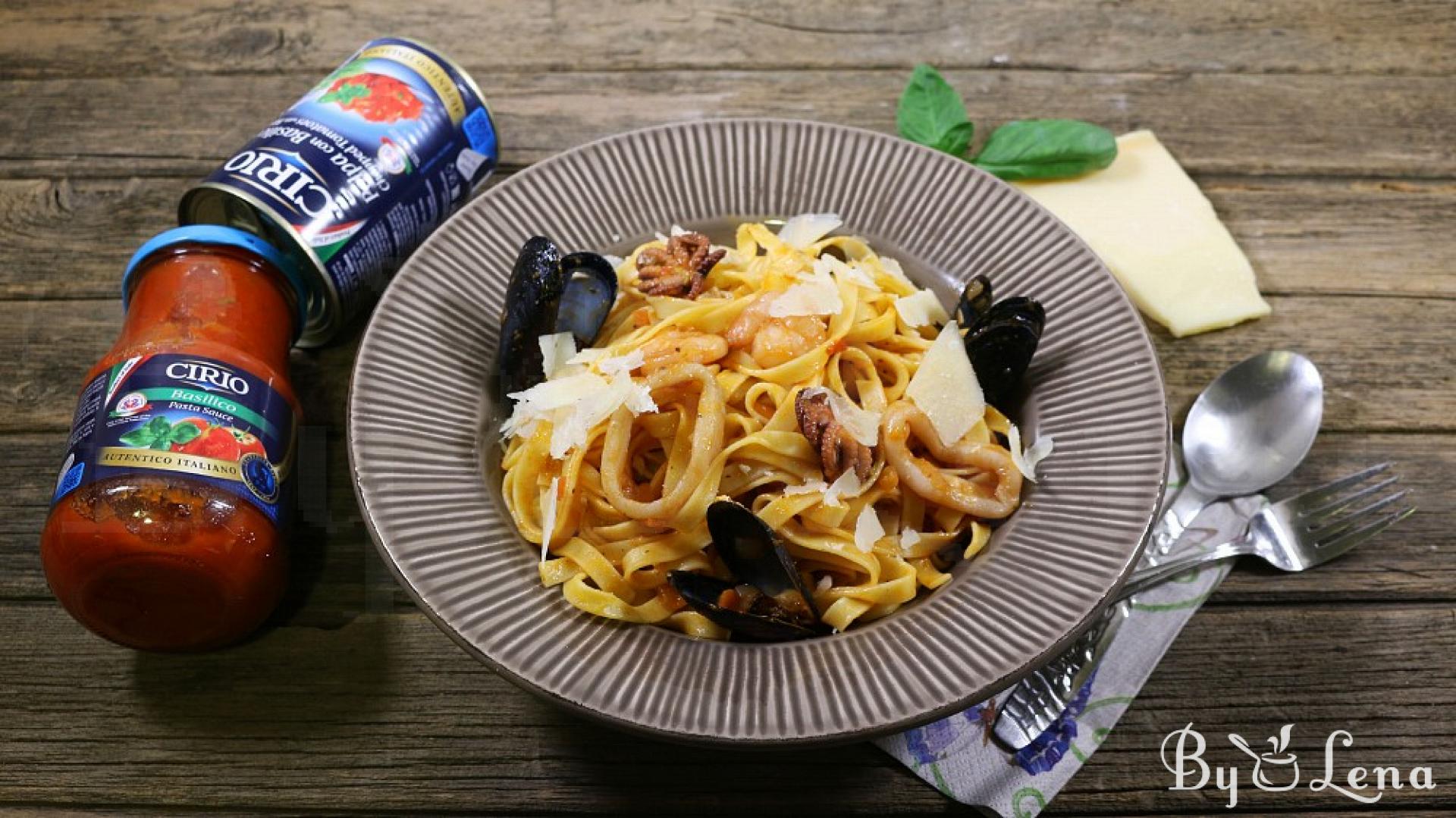 Seafood Pasta - ByLena.com