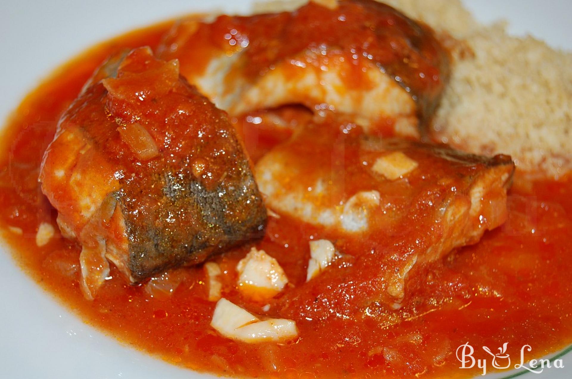 Tomato Fish Stew with Orange - ByLena.com