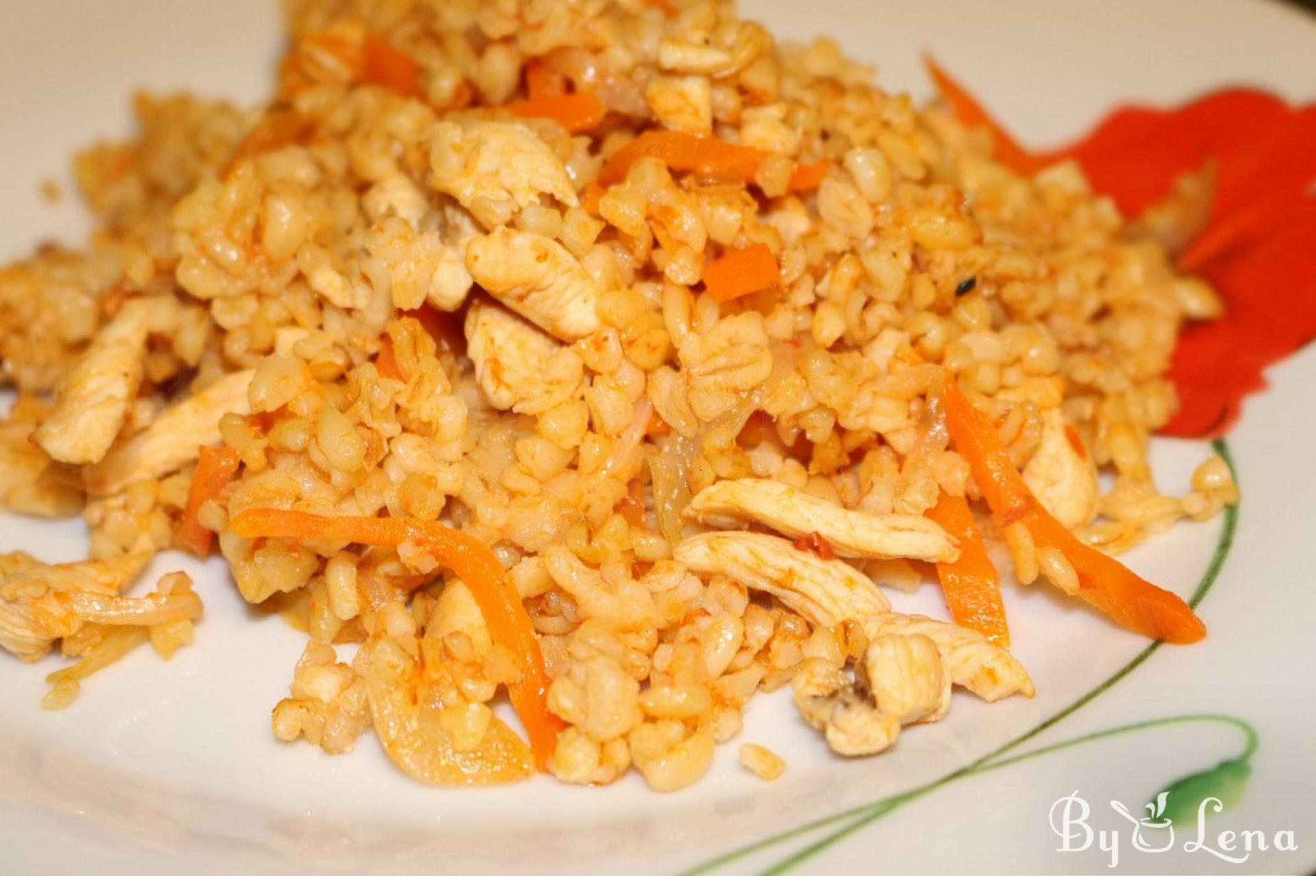 Easy Bulgur Pilaf - ByLena.com